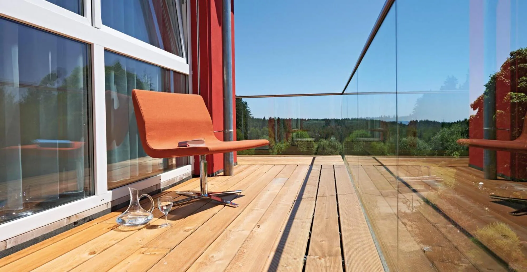 Balcony/Terrace in Schwarzwald Lodge Rothaus