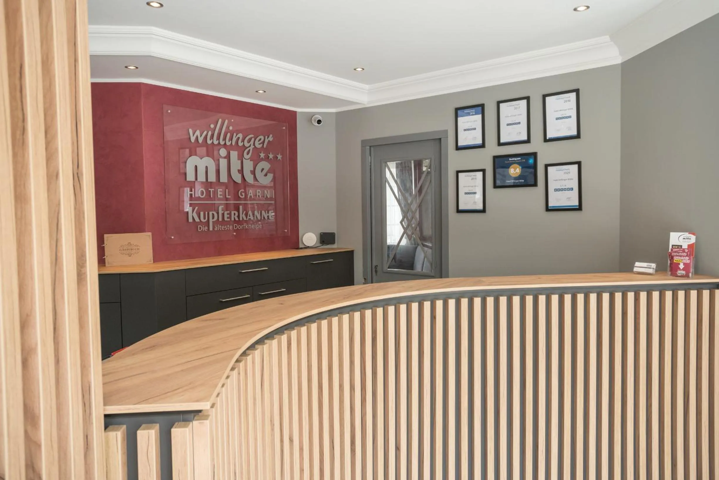 Lobby or reception in Hotel Willinger Mitte