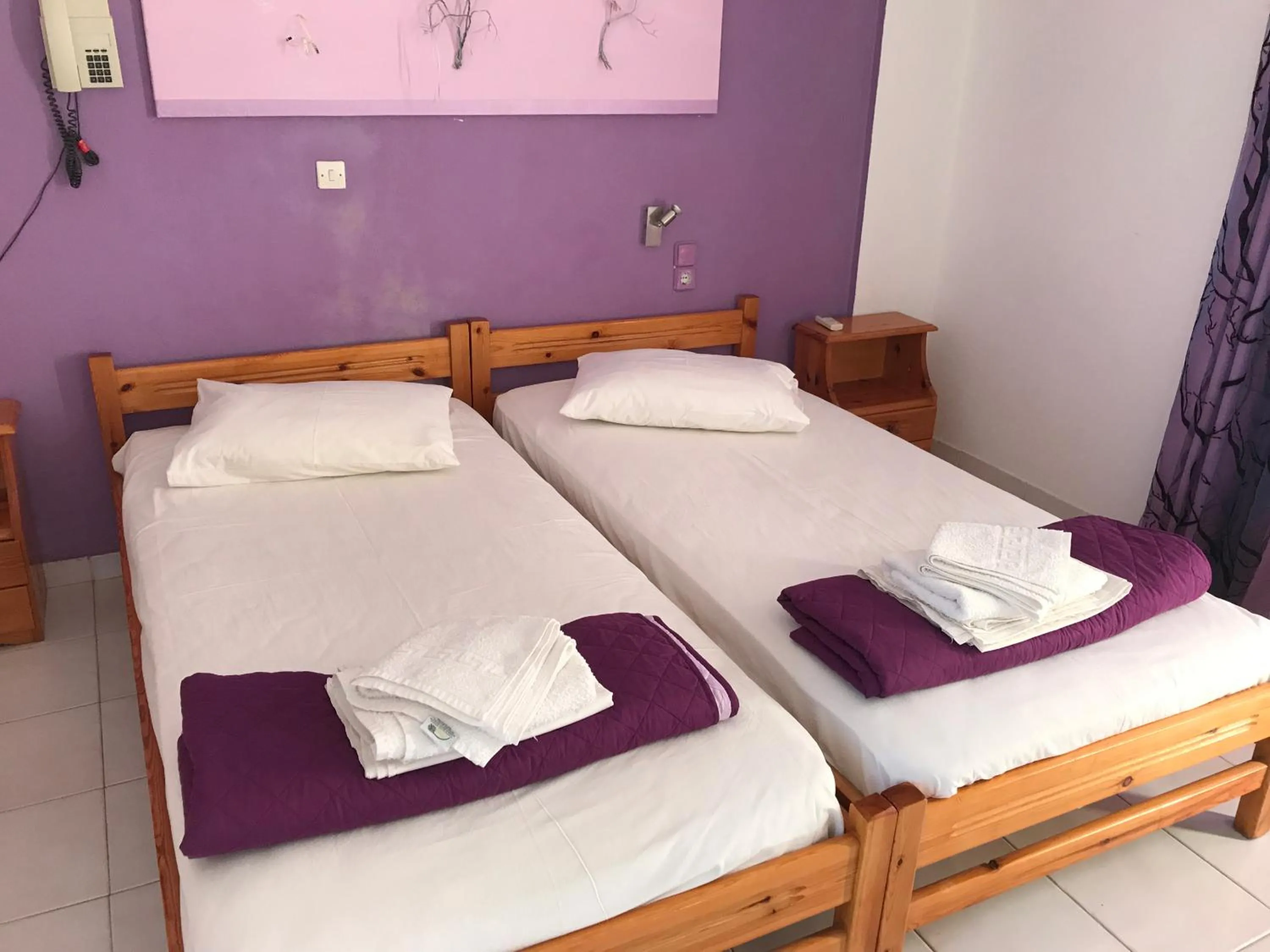 Balcony/Terrace, Bed in Tholos Rooms