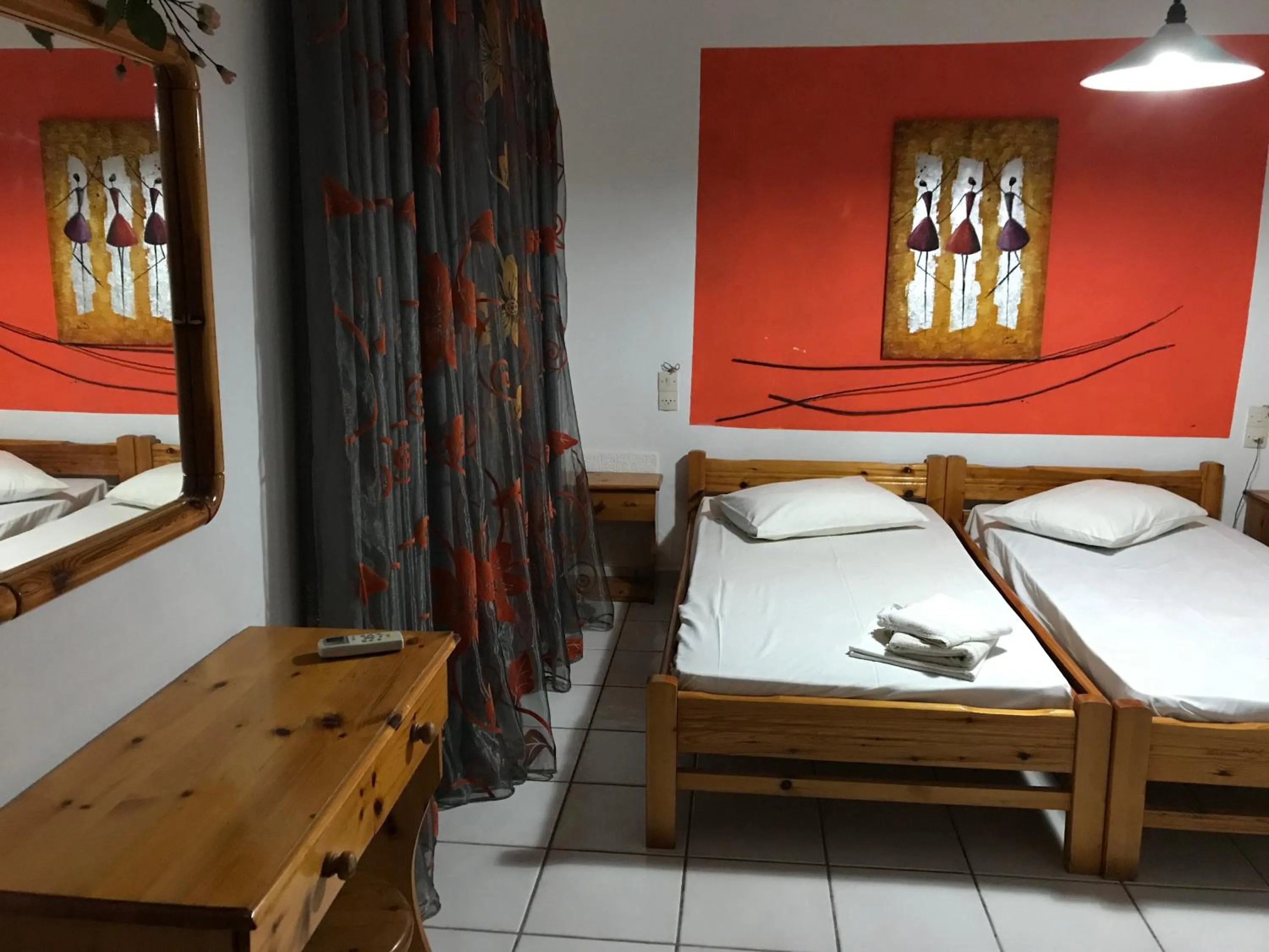 On site, Bed in Tholos Rooms