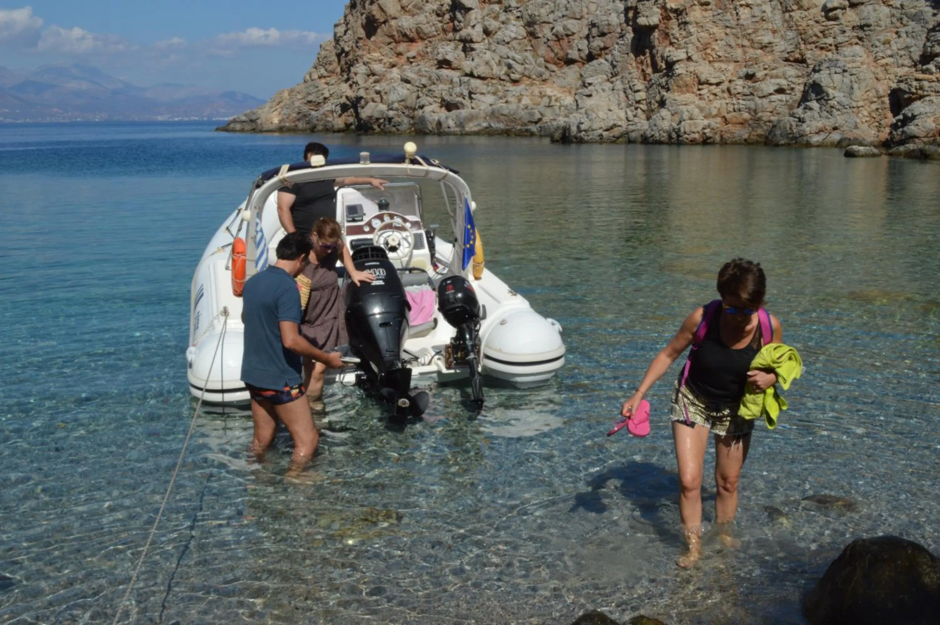 group of guests in Tholos Rooms