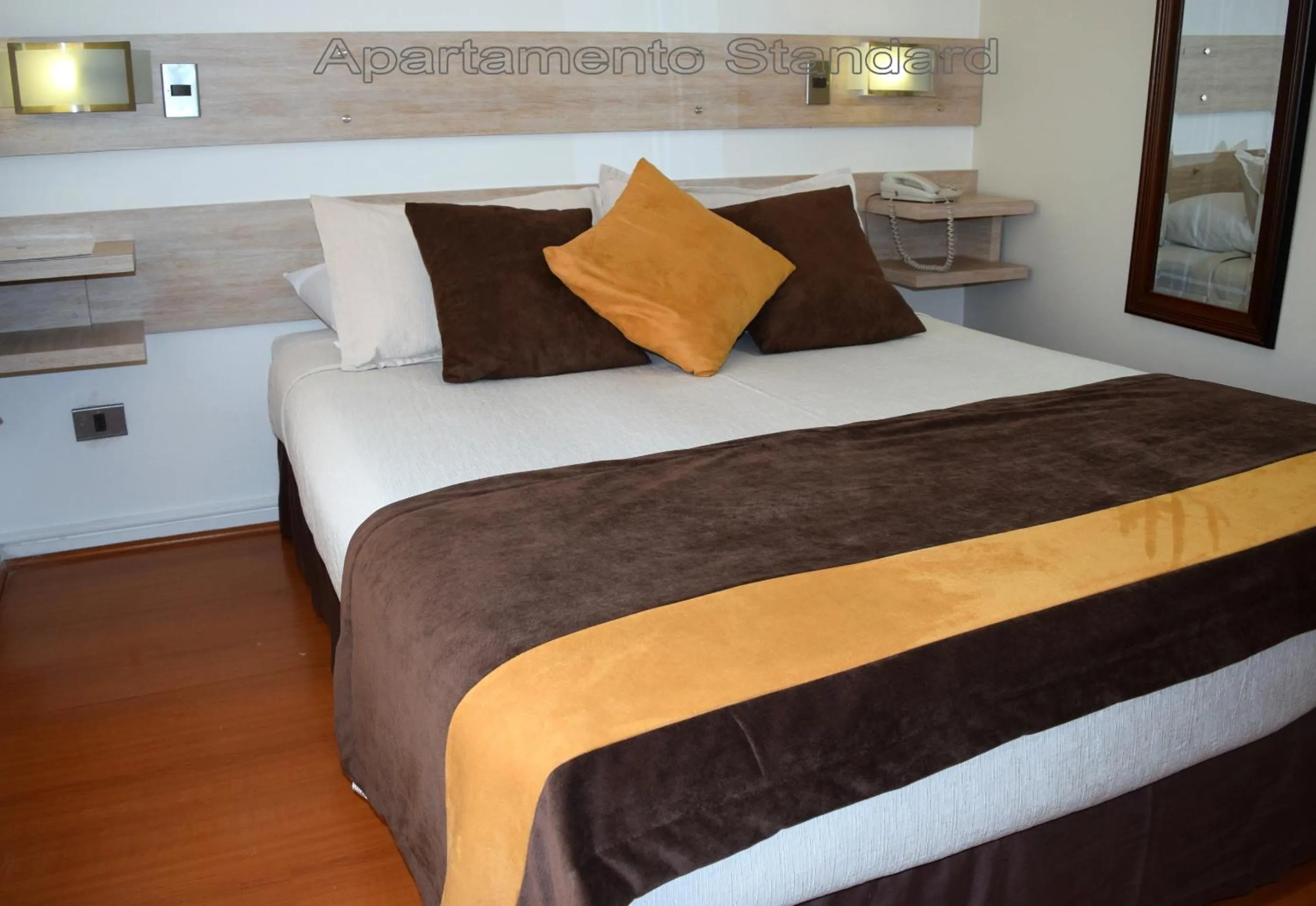 Bed in Apart Hotel Cambiaso