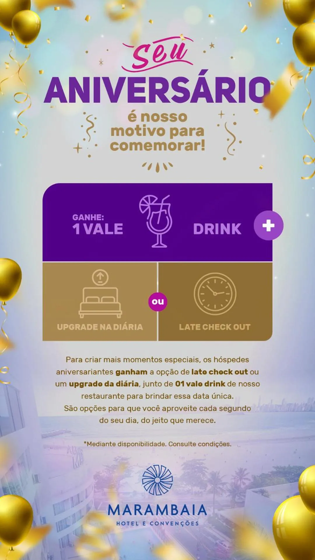 Area and facilities in Marambaia Hotel e Convenções