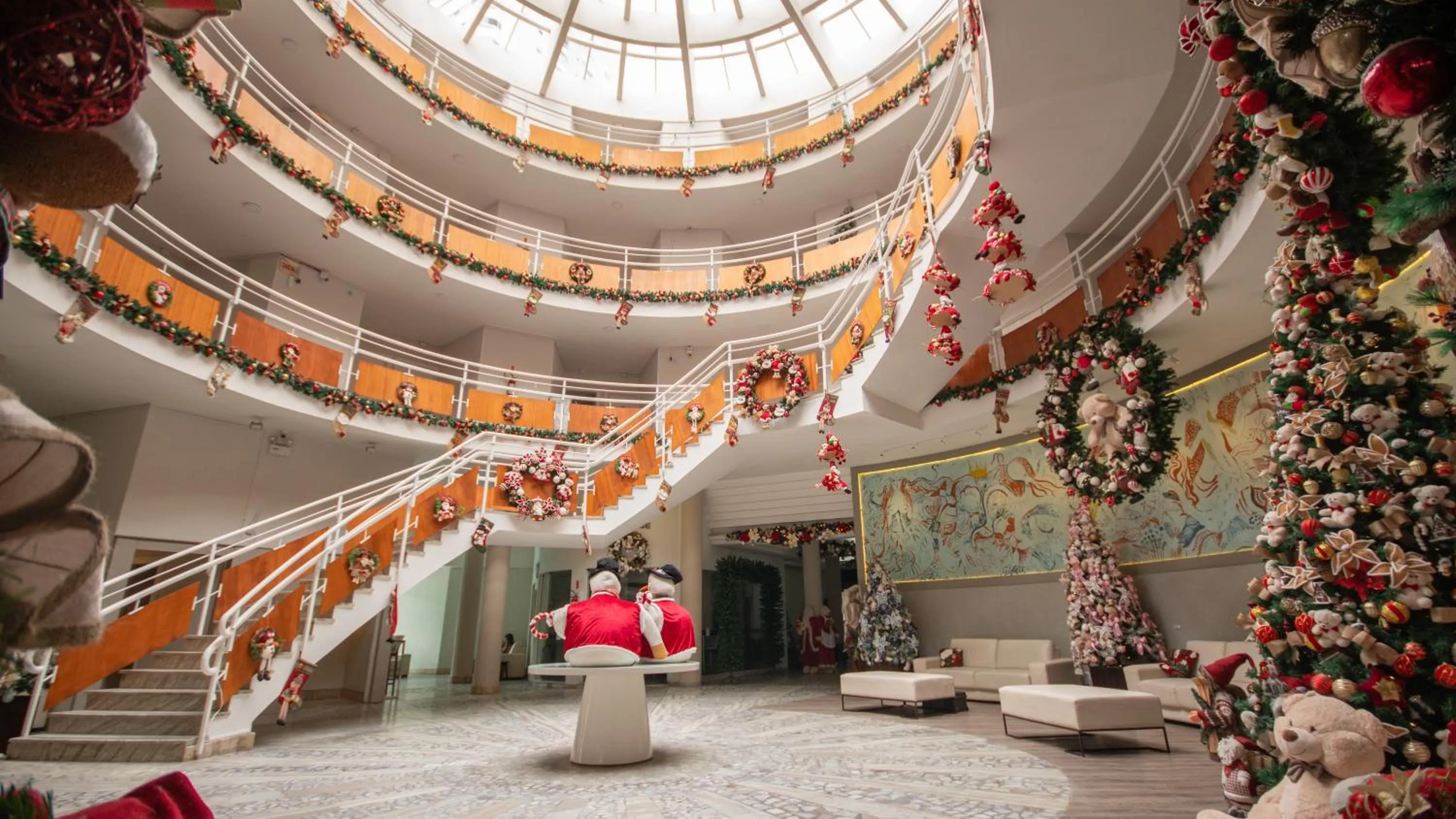 Lobby or reception in Marambaia Hotel e Convenções