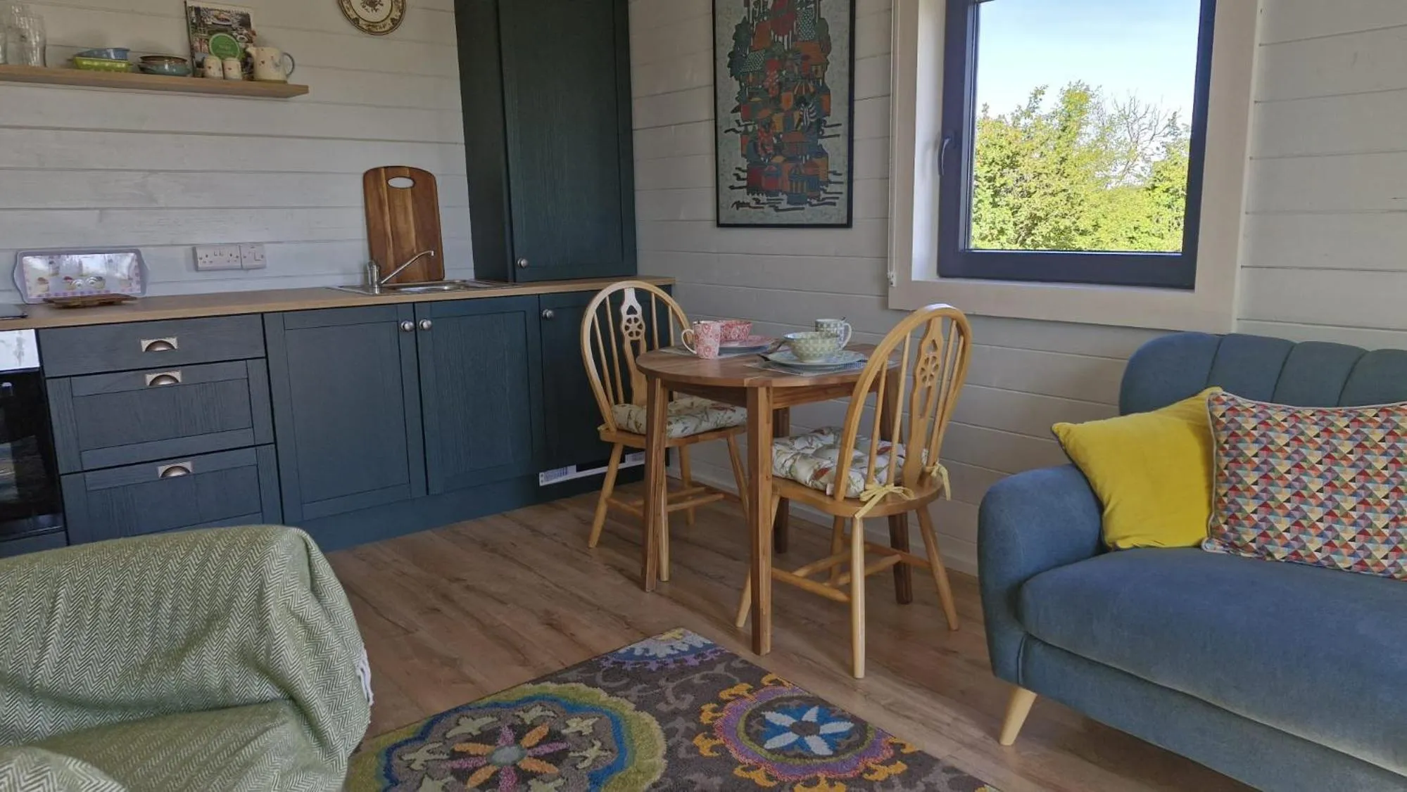 Dining area in Luachra Lodge