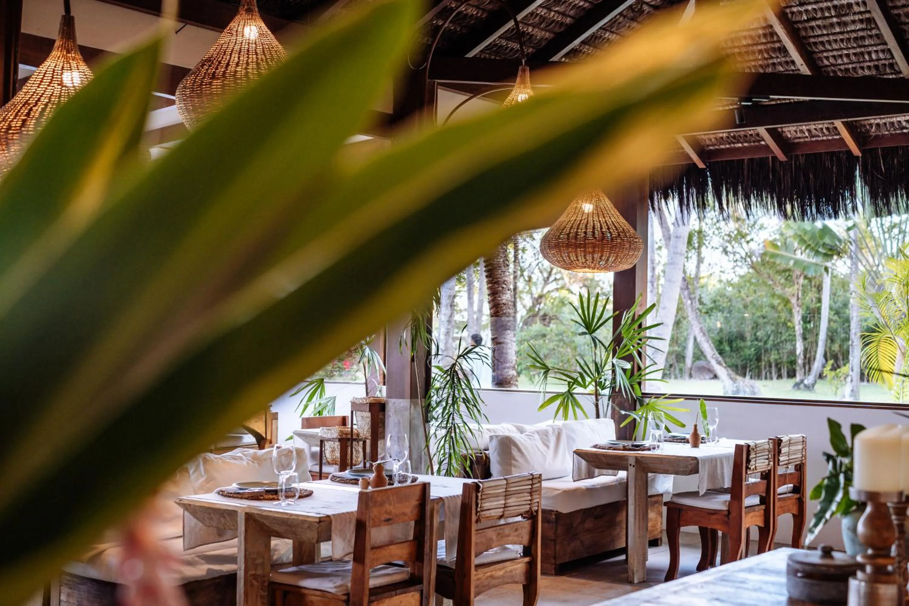 Restaurant/places to eat in Vila Dos Orixás Boutique Hotel