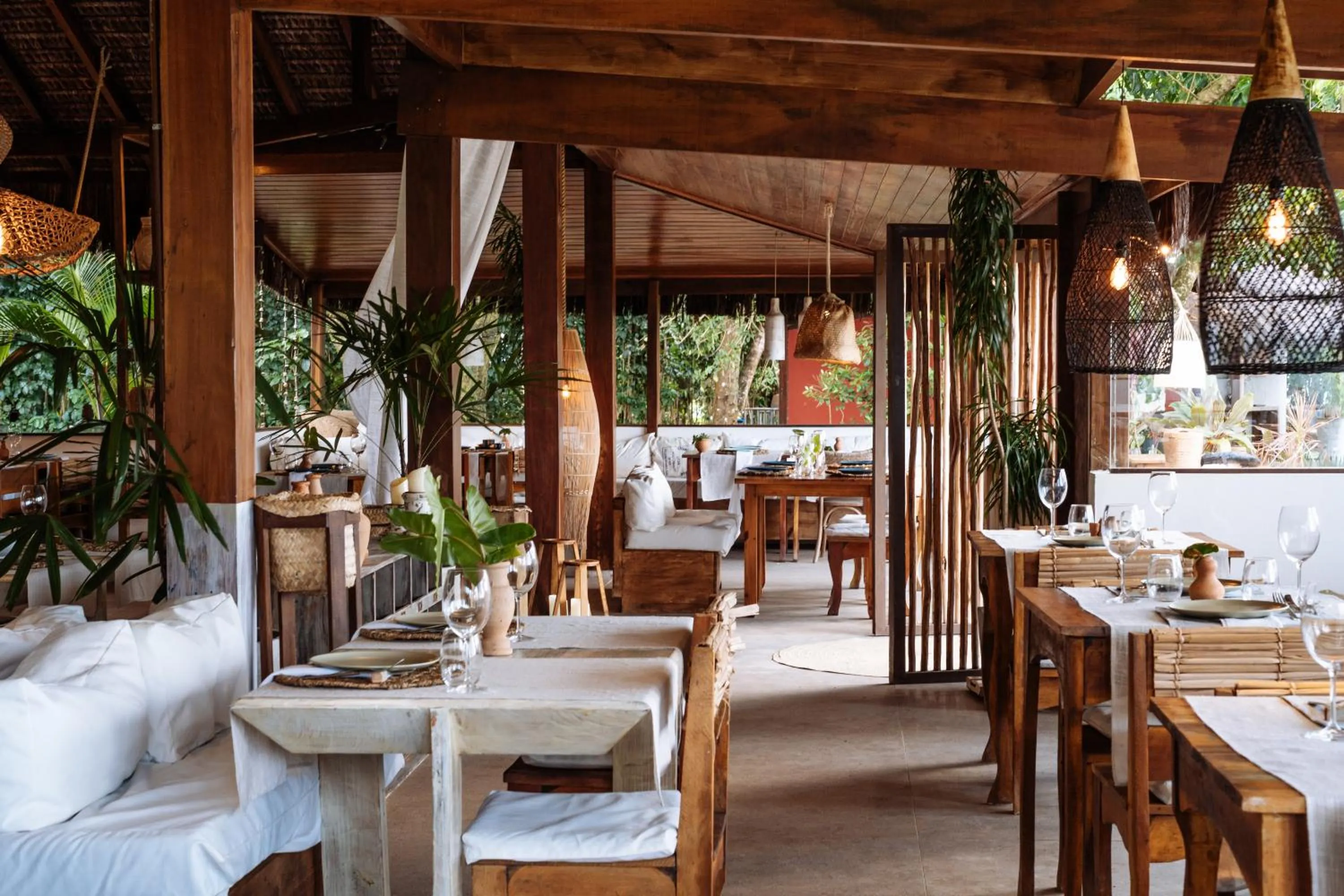 Restaurant/places to eat in Vila Dos Orixás Boutique Hotel