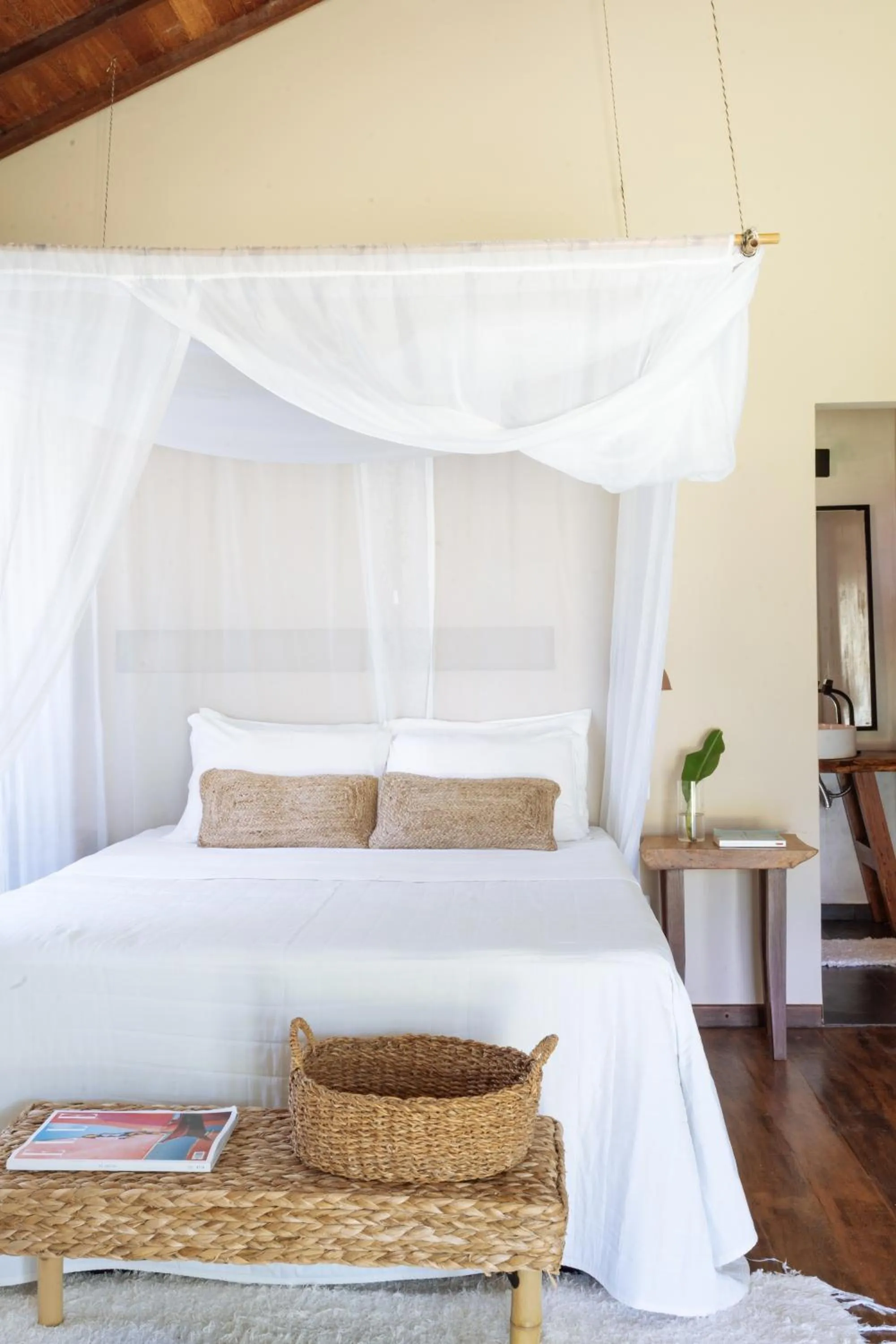 Bed in Vila Dos Orixás Boutique Hotel