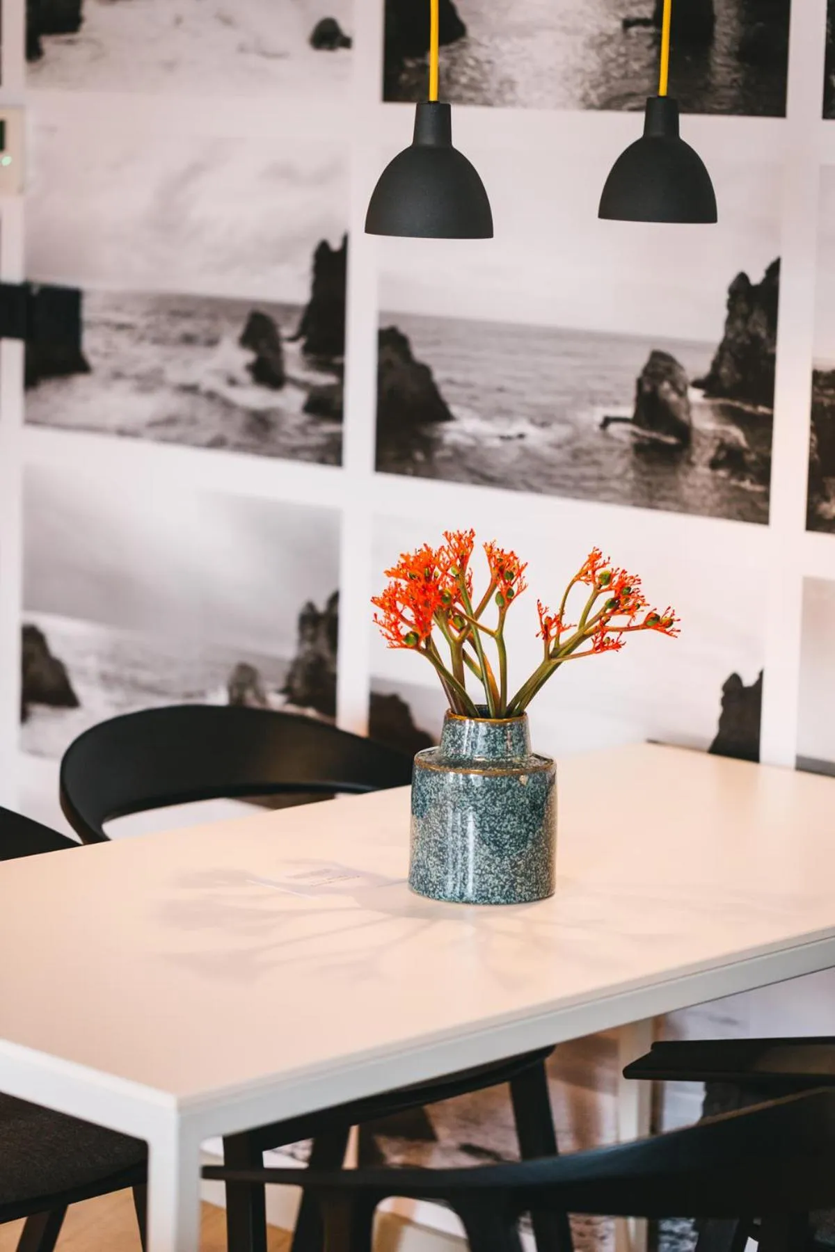Seating area in One Suite Hotel