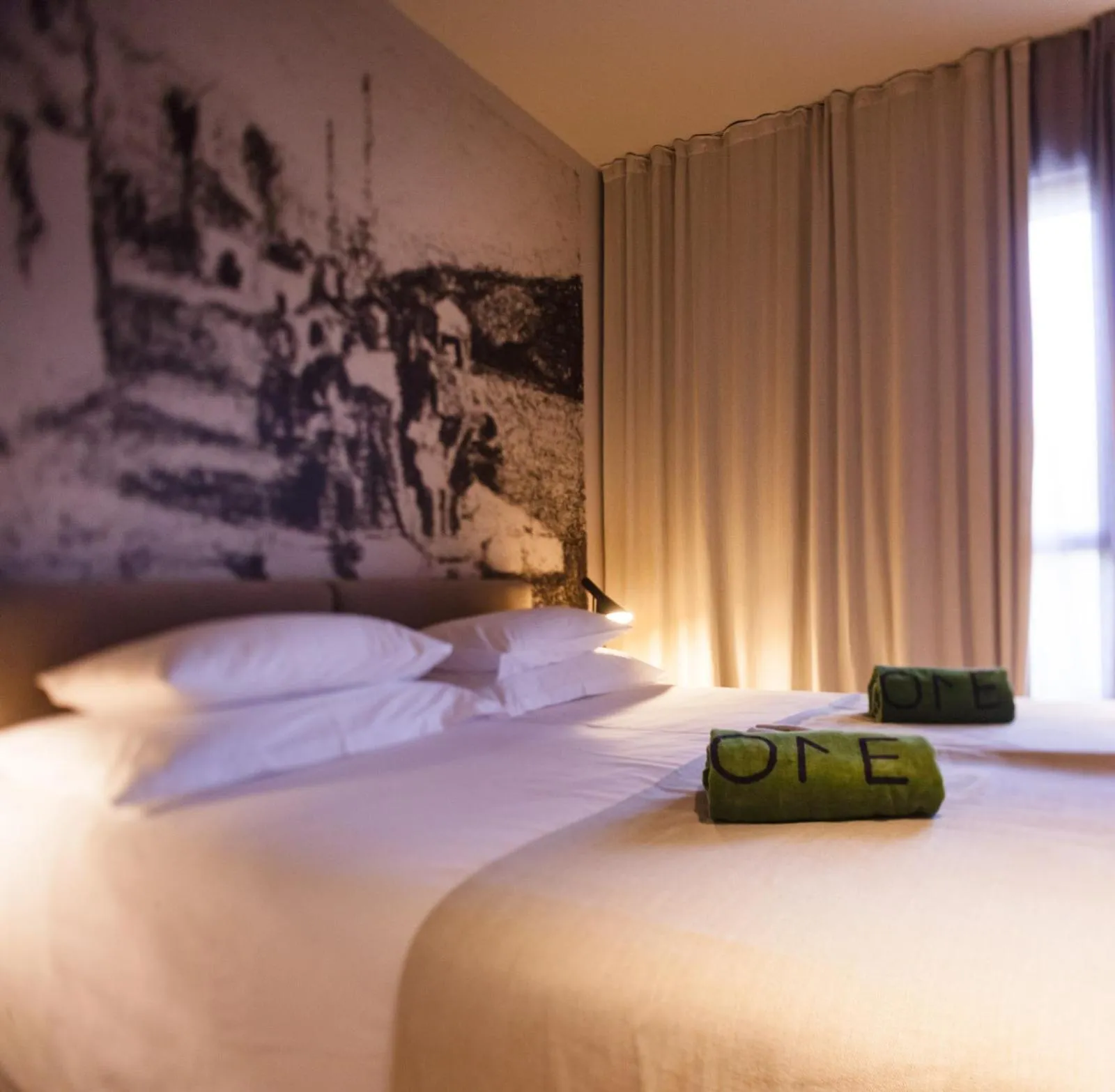 Bed in One Suite Hotel