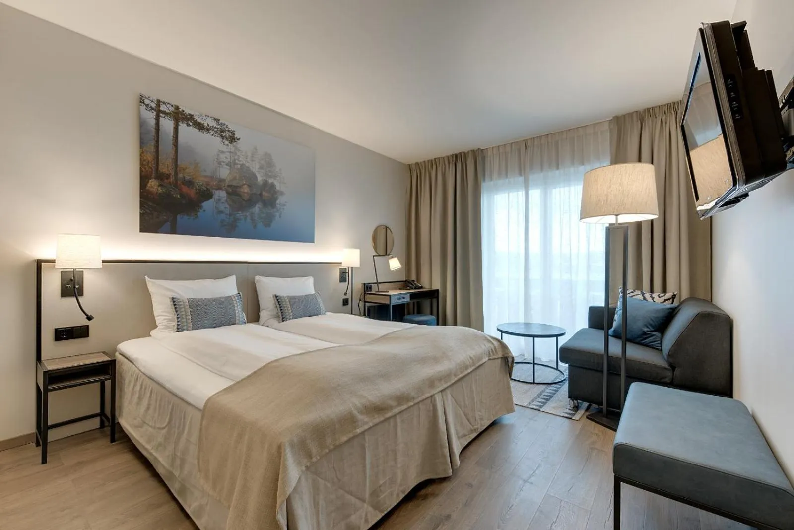 Photo of the whole room, Bed in Tyrifjord Hotell