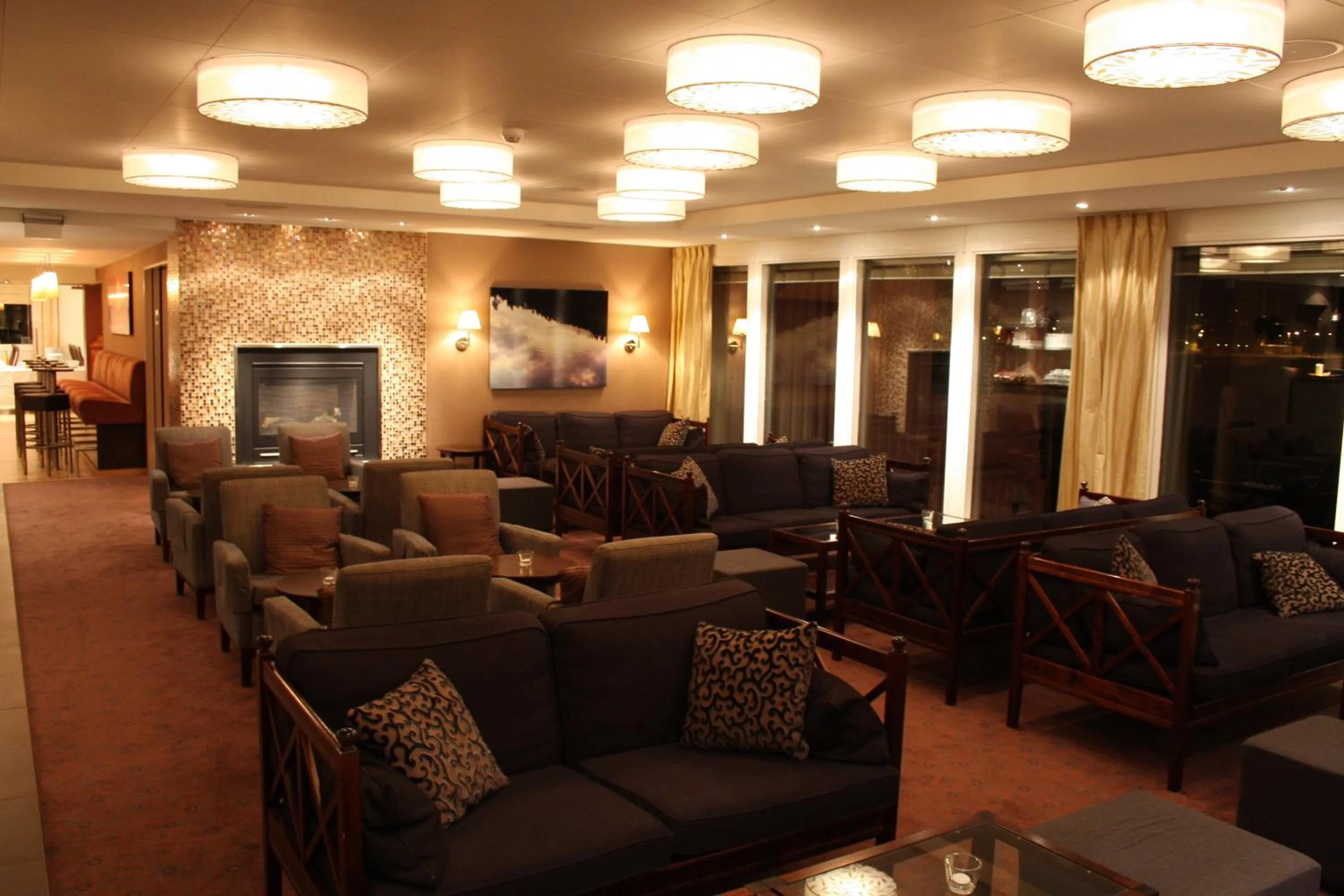 Lounge or bar in Tyrifjord Hotell