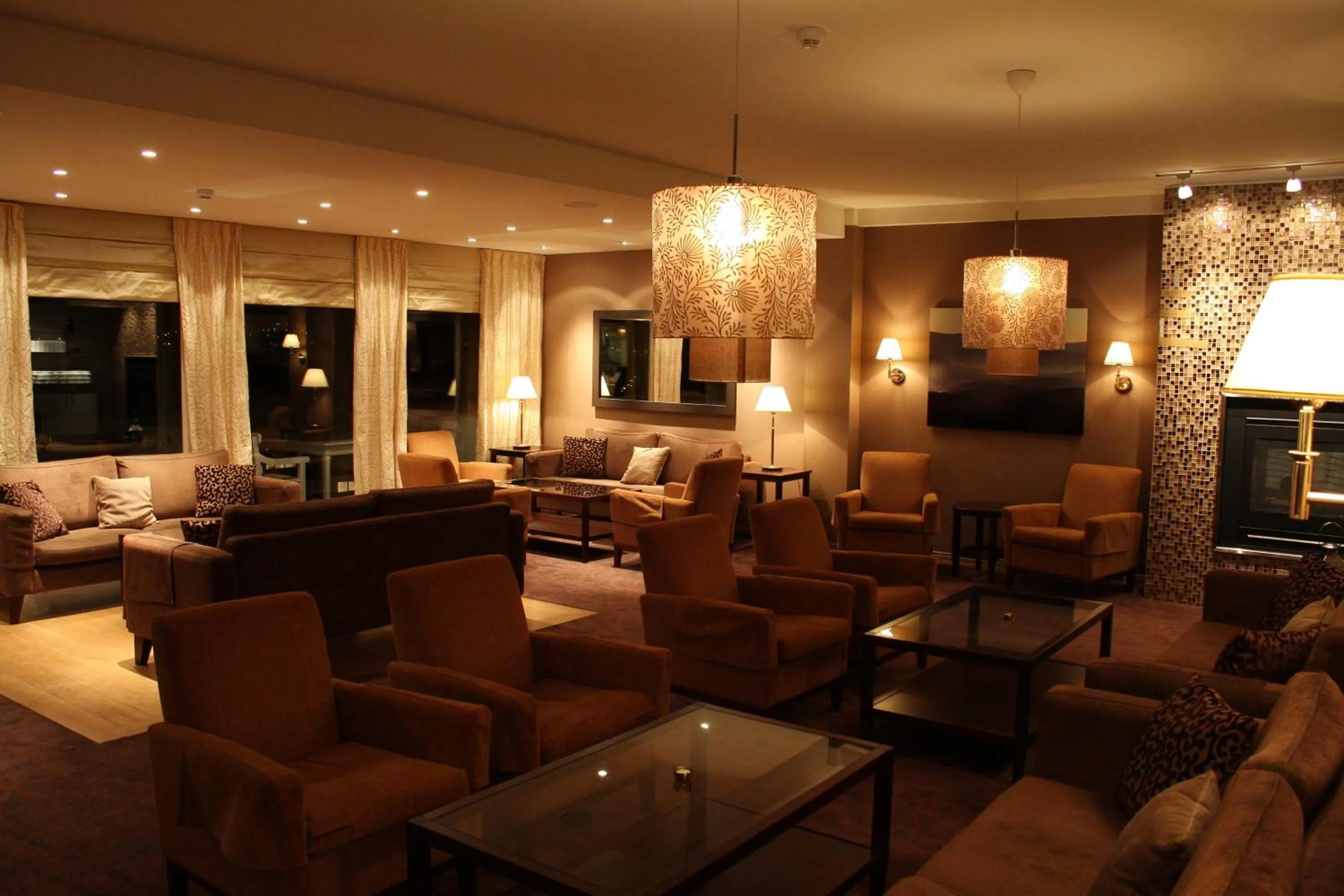 Living room in Tyrifjord Hotell