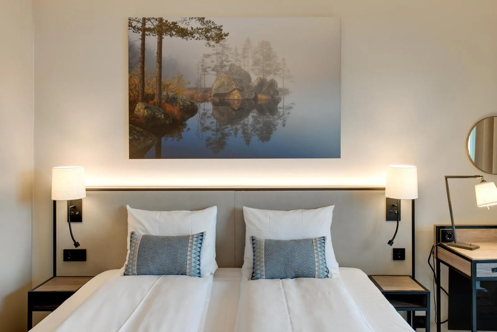 Bed in Tyrifjord Hotell