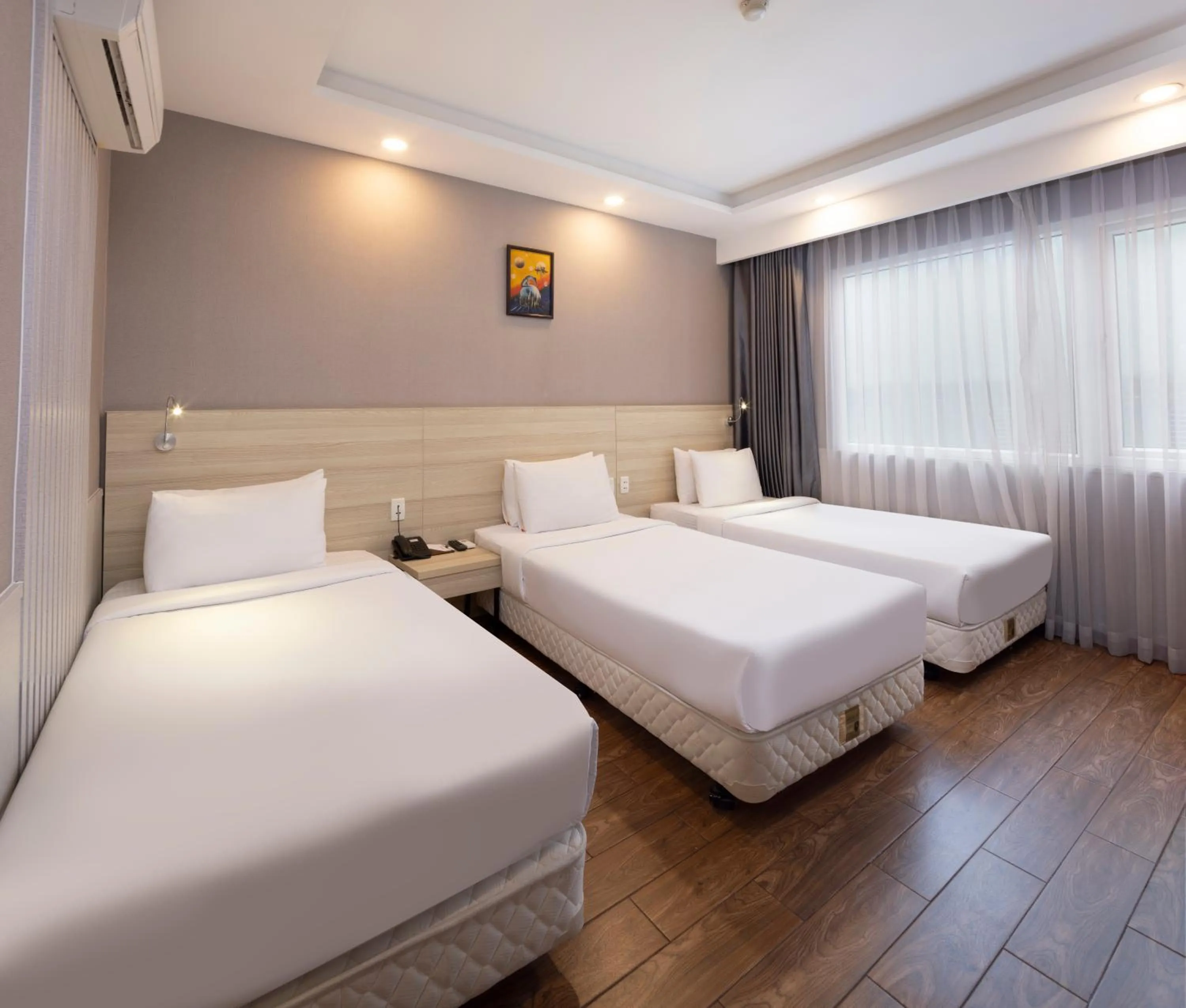 Bed in Sen Viet Hotel