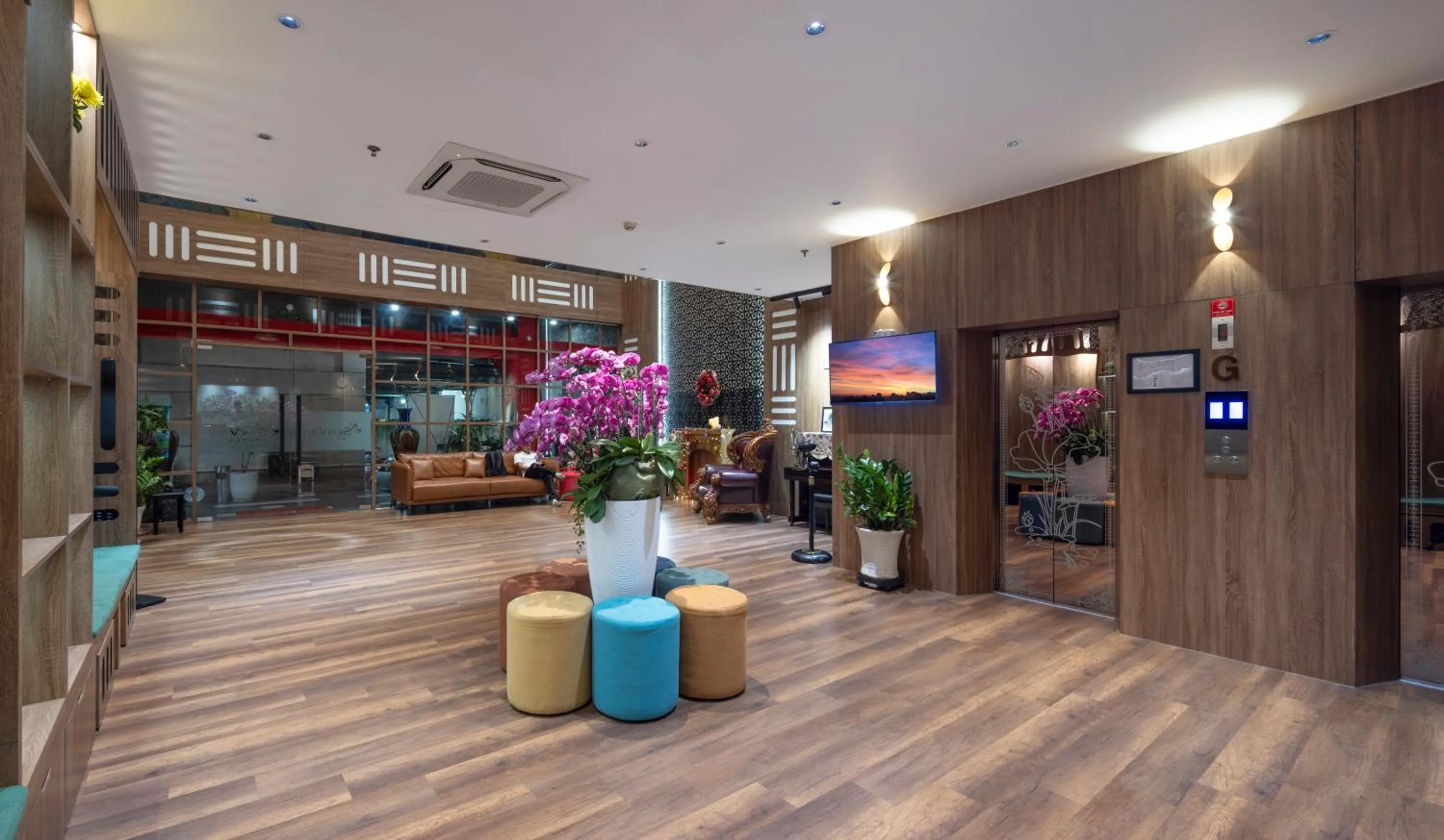 Lobby or reception in Sen Viet Hotel