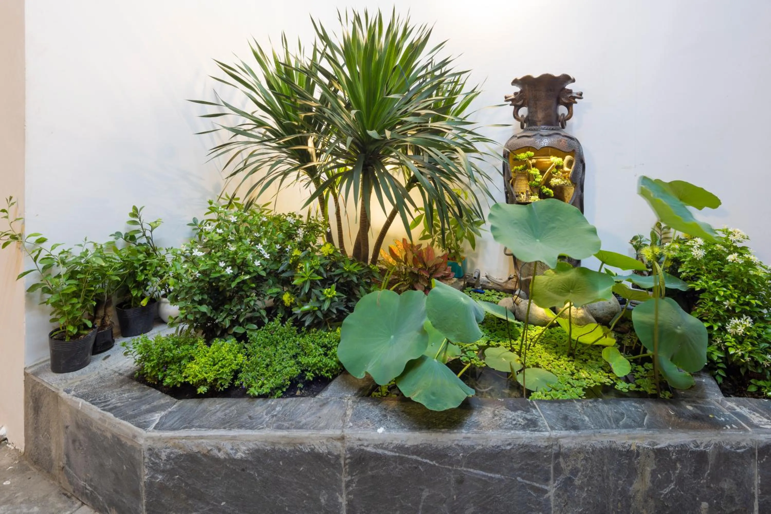 Garden in Viet Lotus Saigon Hotel