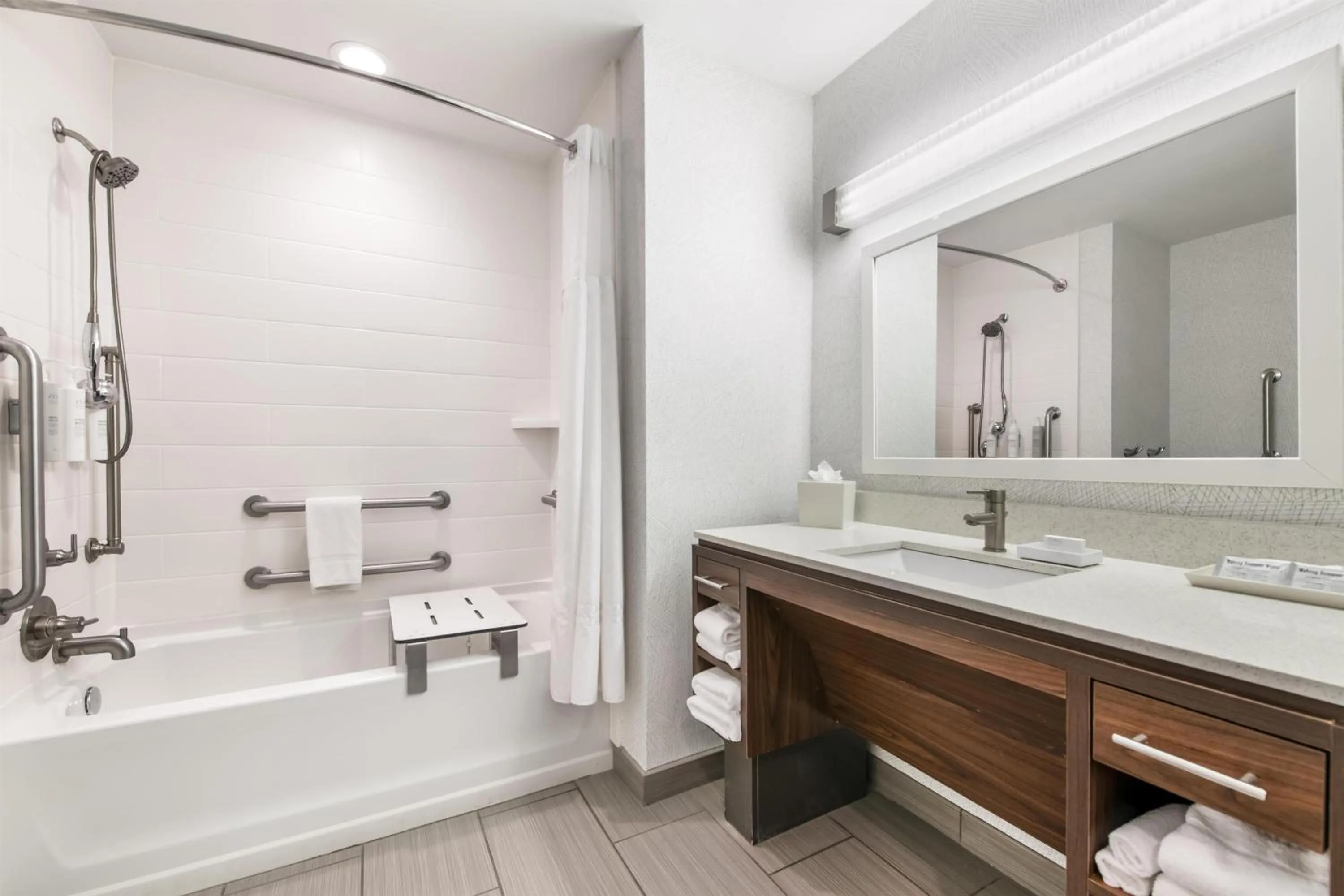 Bathroom in Home2 Suites Pensacola I-10 At North Davis Hwy