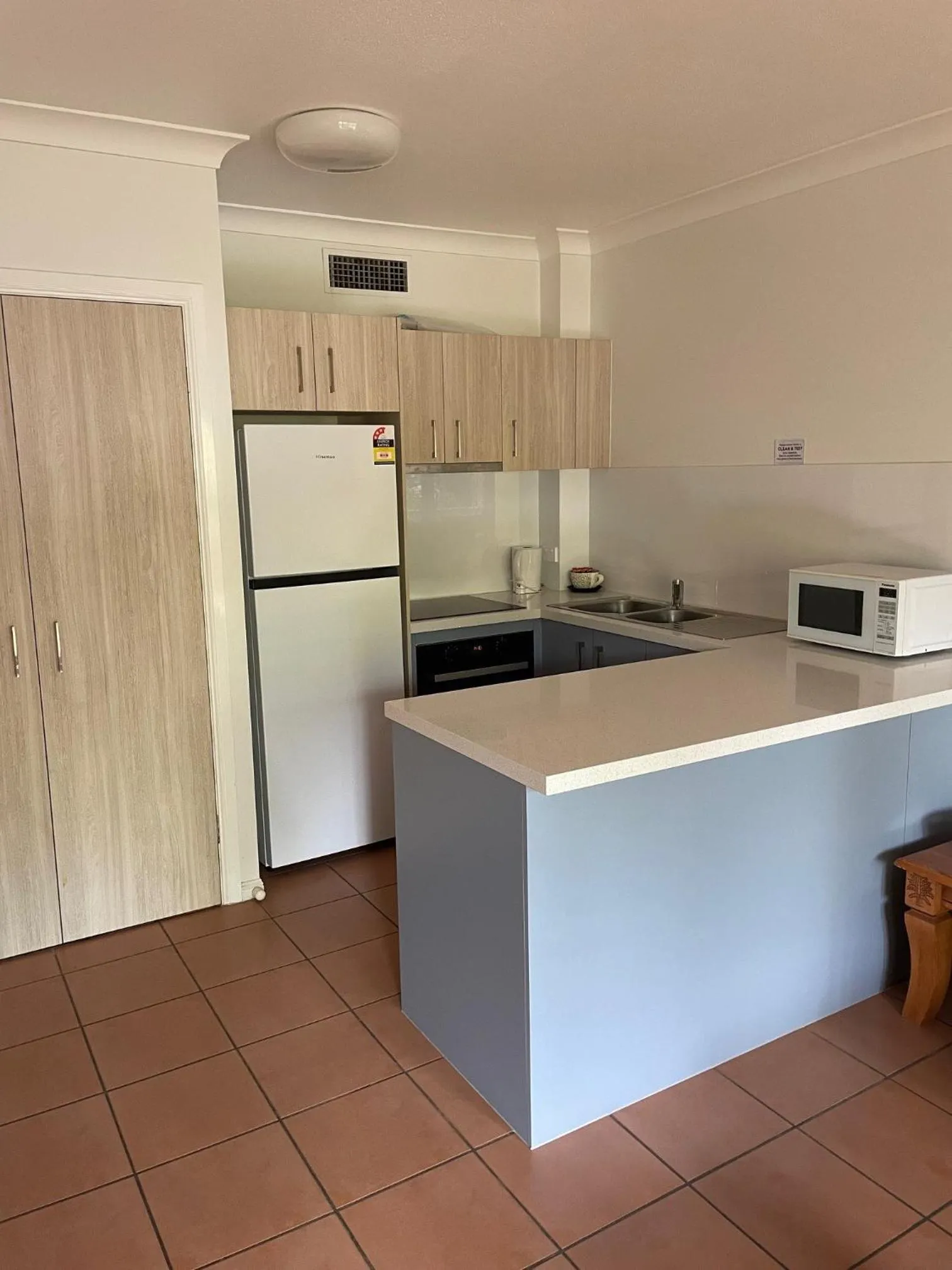 kitchen in The York Beachfront Holiday Apartments
