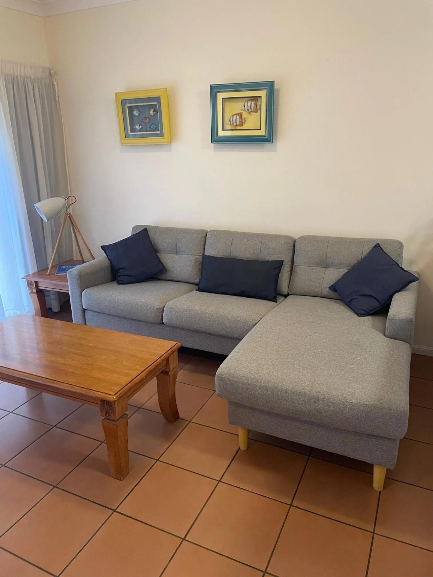 Living room in The York Beachfront Holiday Apartments