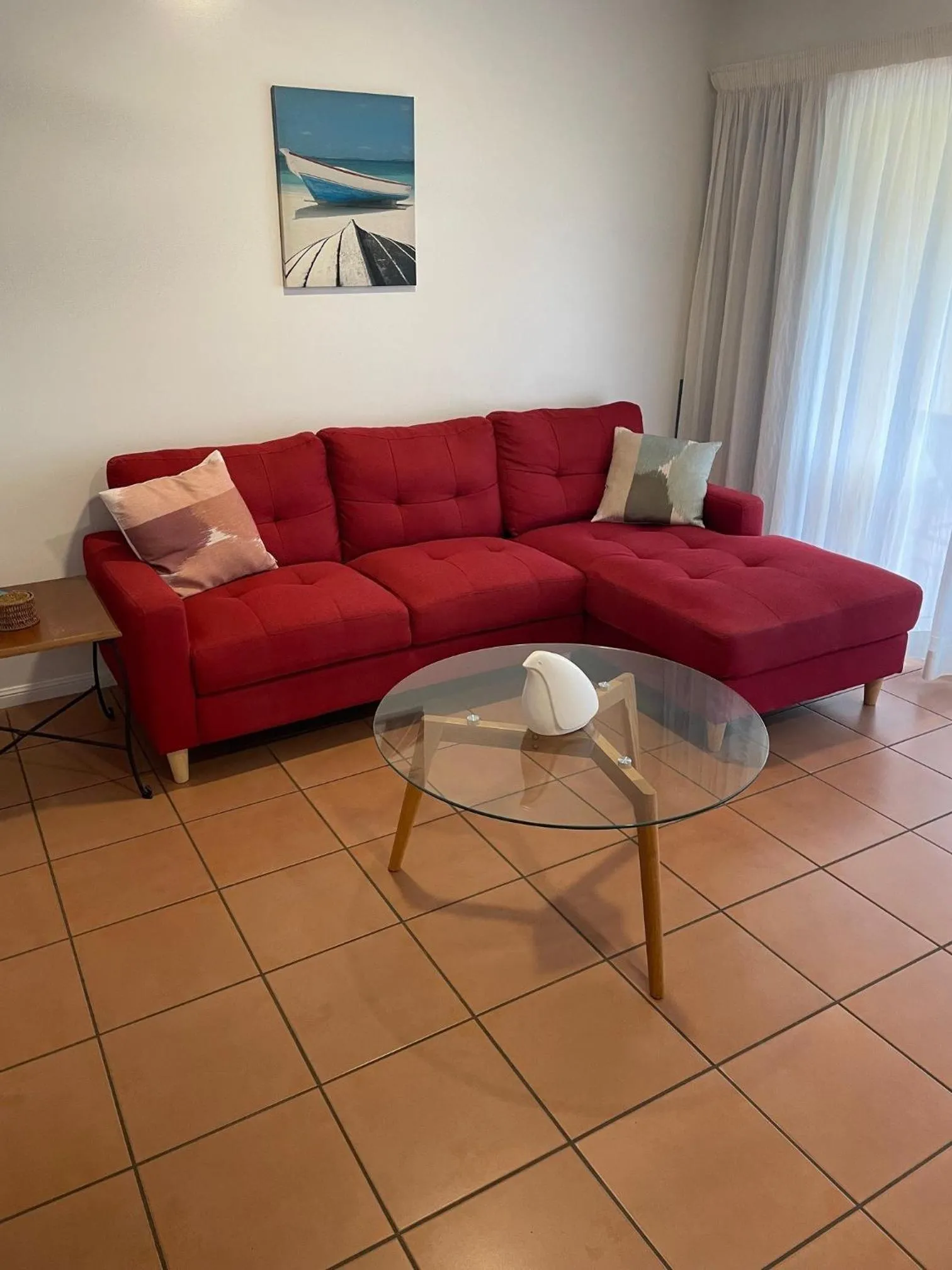 Living room in The York Beachfront Holiday Apartments