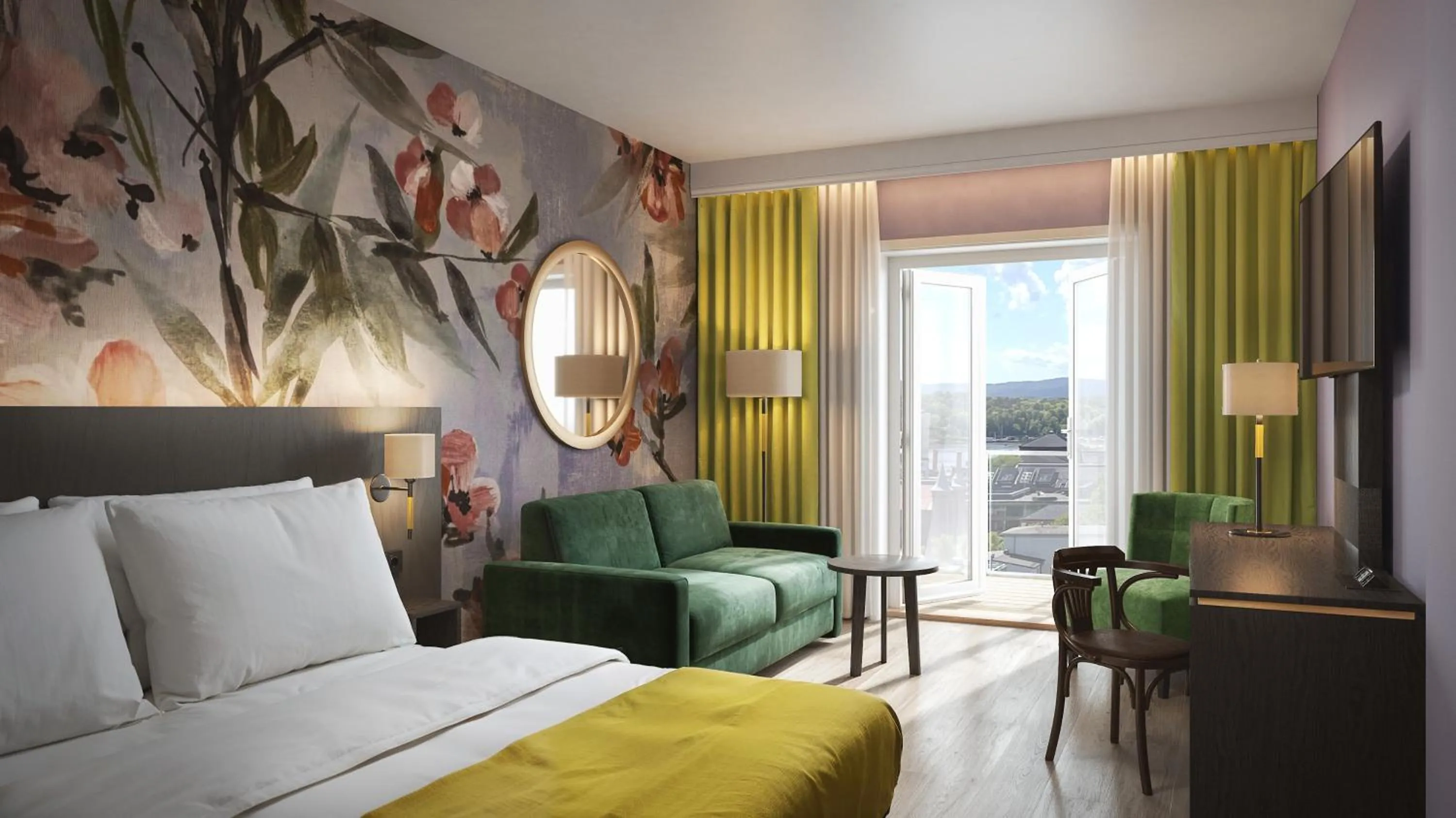 Photo of the whole room, Bed in Thon Hotel Panorama