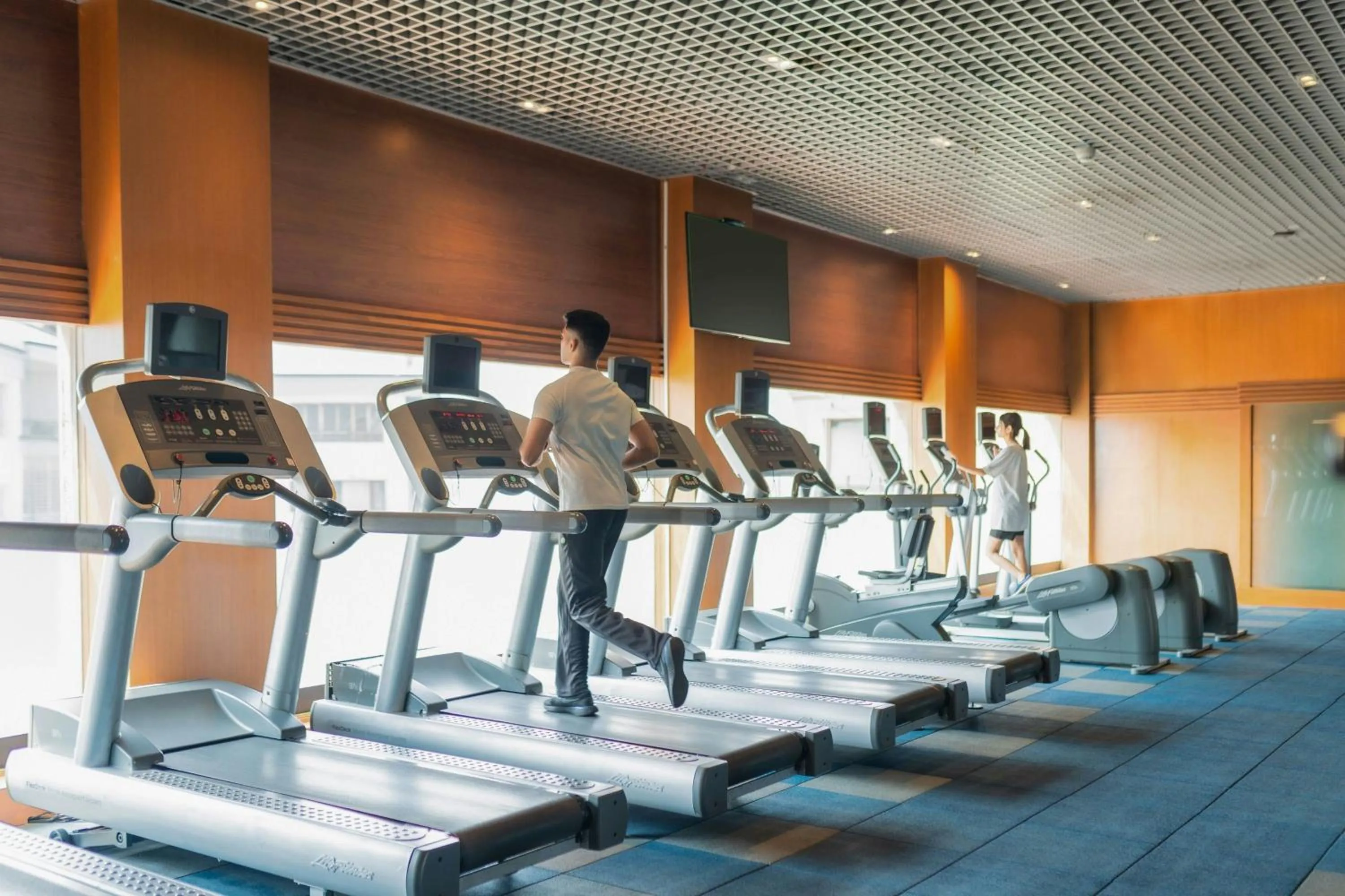 Fitness centre/facilities in Hyderabad Marriott Hotel & Convention Centre