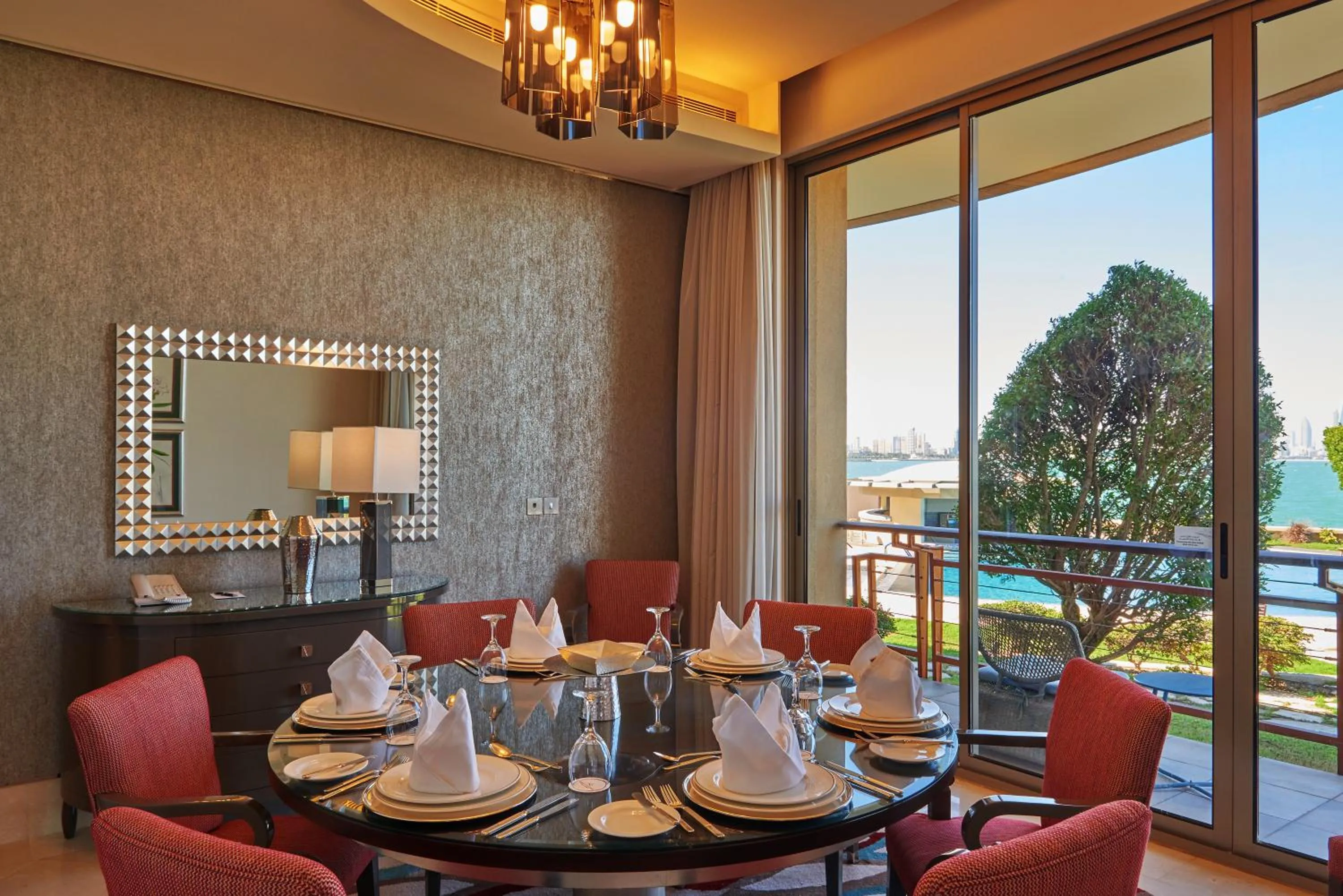 Dining area in Marina Hotel