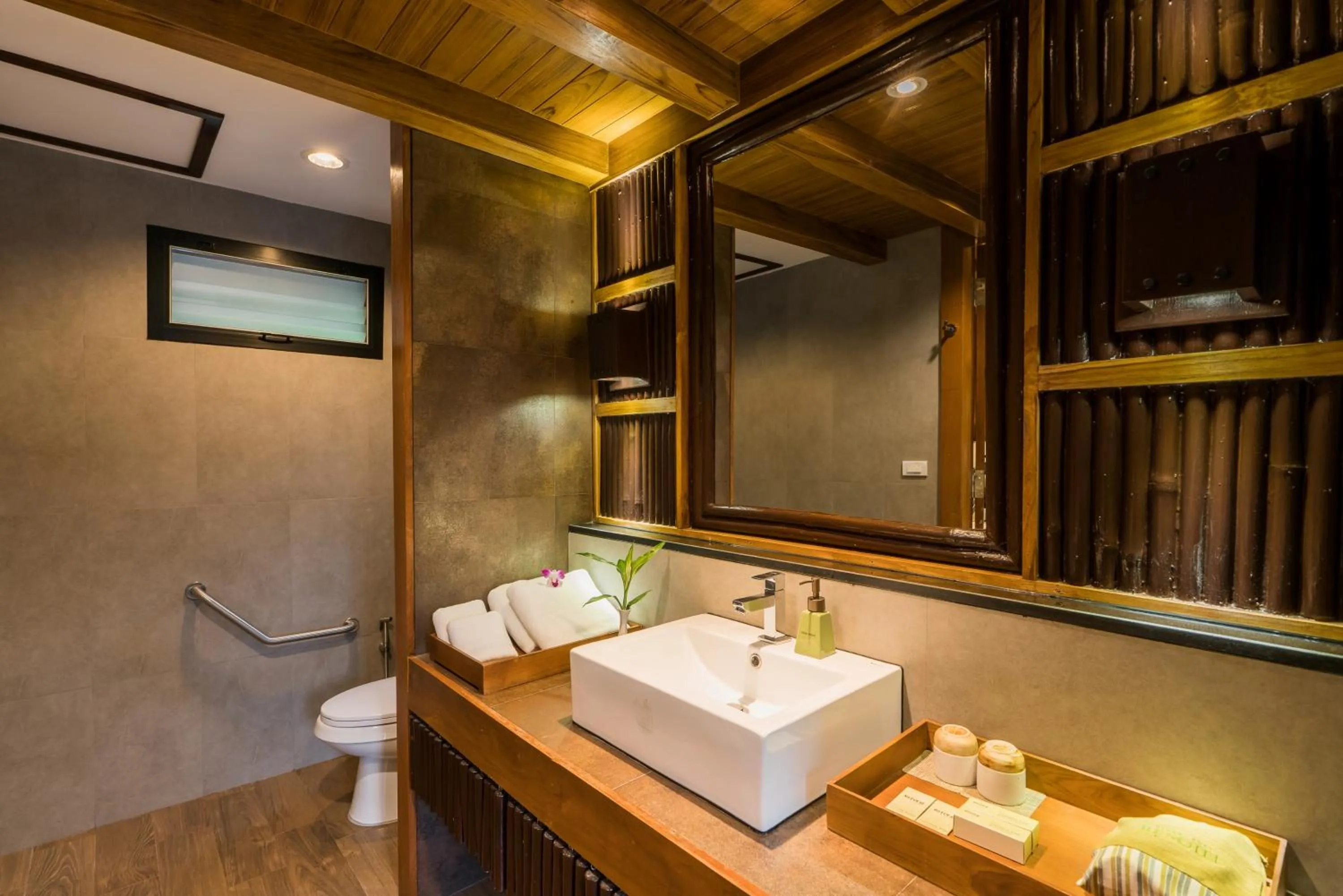 Bathroom in River Kwai Resotel