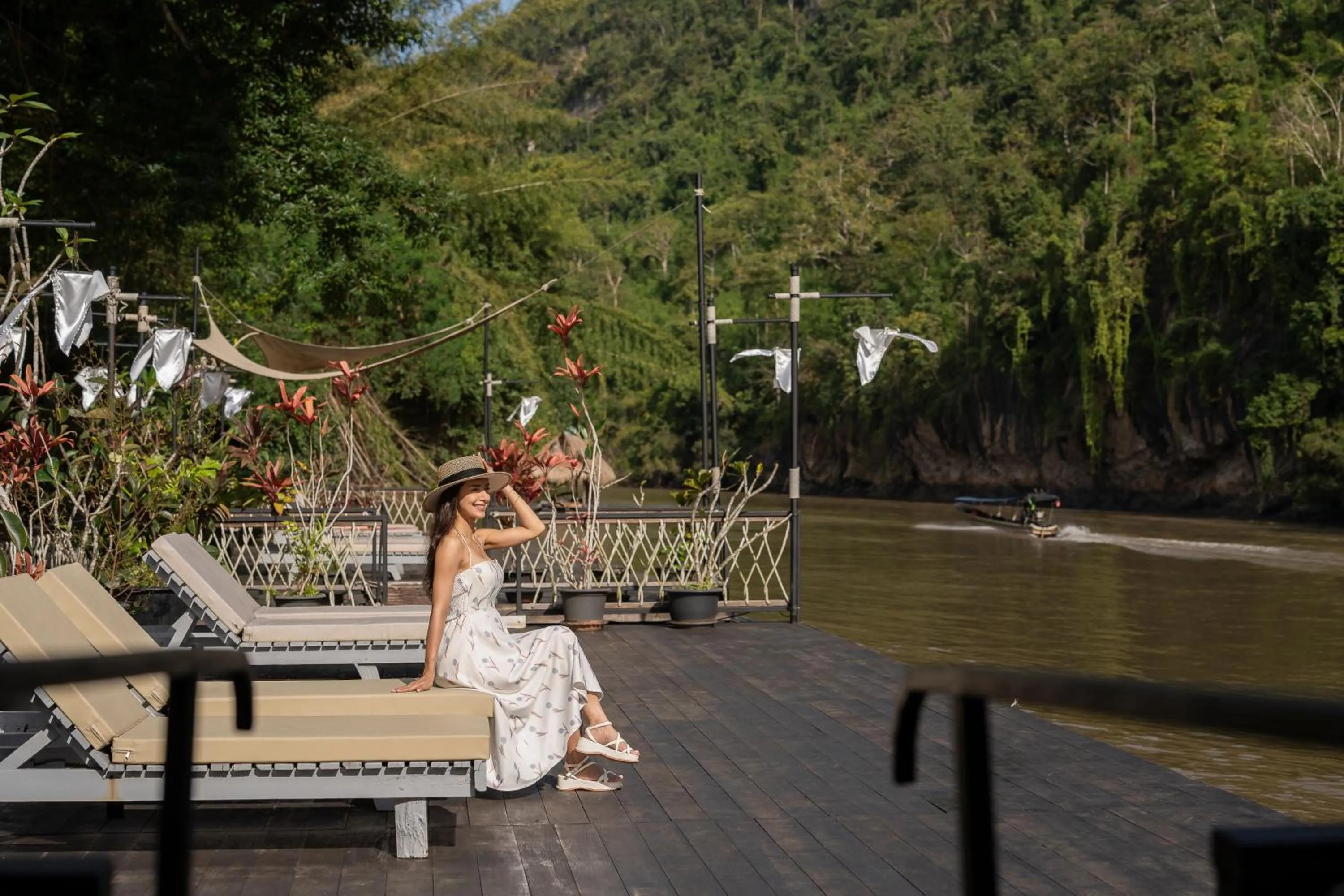 Natural landscape in River Kwai Resotel
