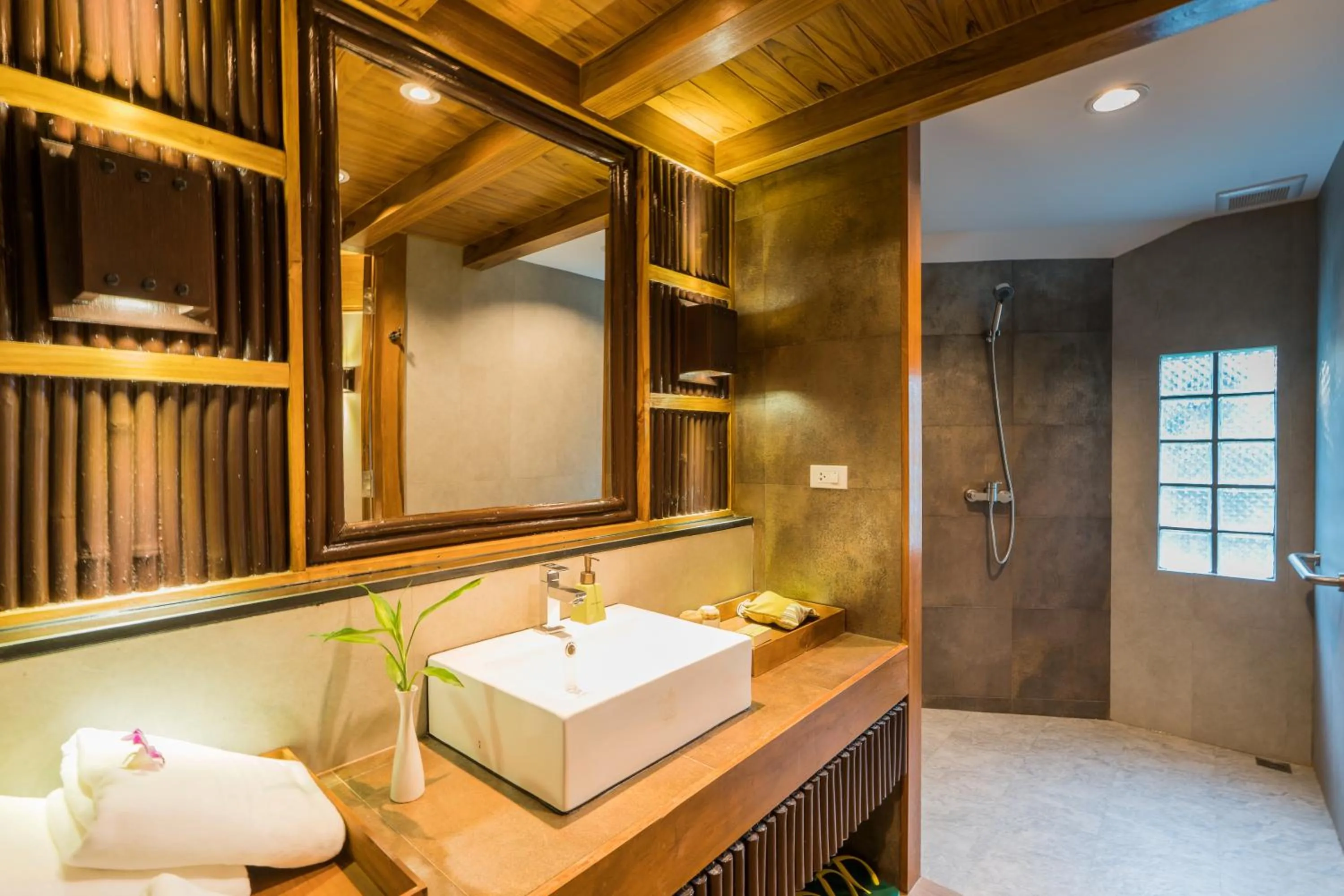 Bathroom in River Kwai Resotel