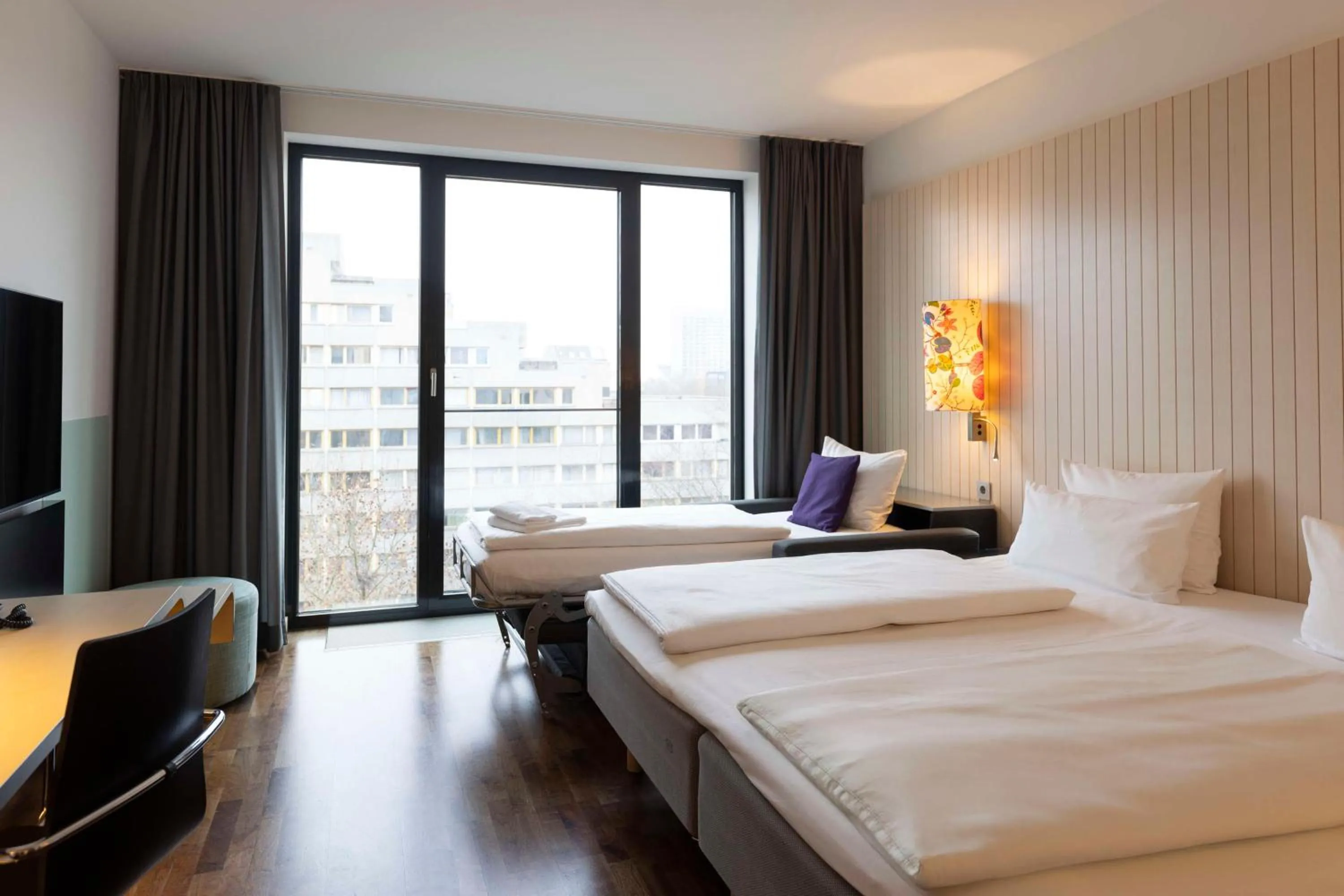 Bedroom, Bed in Scandic Berlin Potsdamer Platz