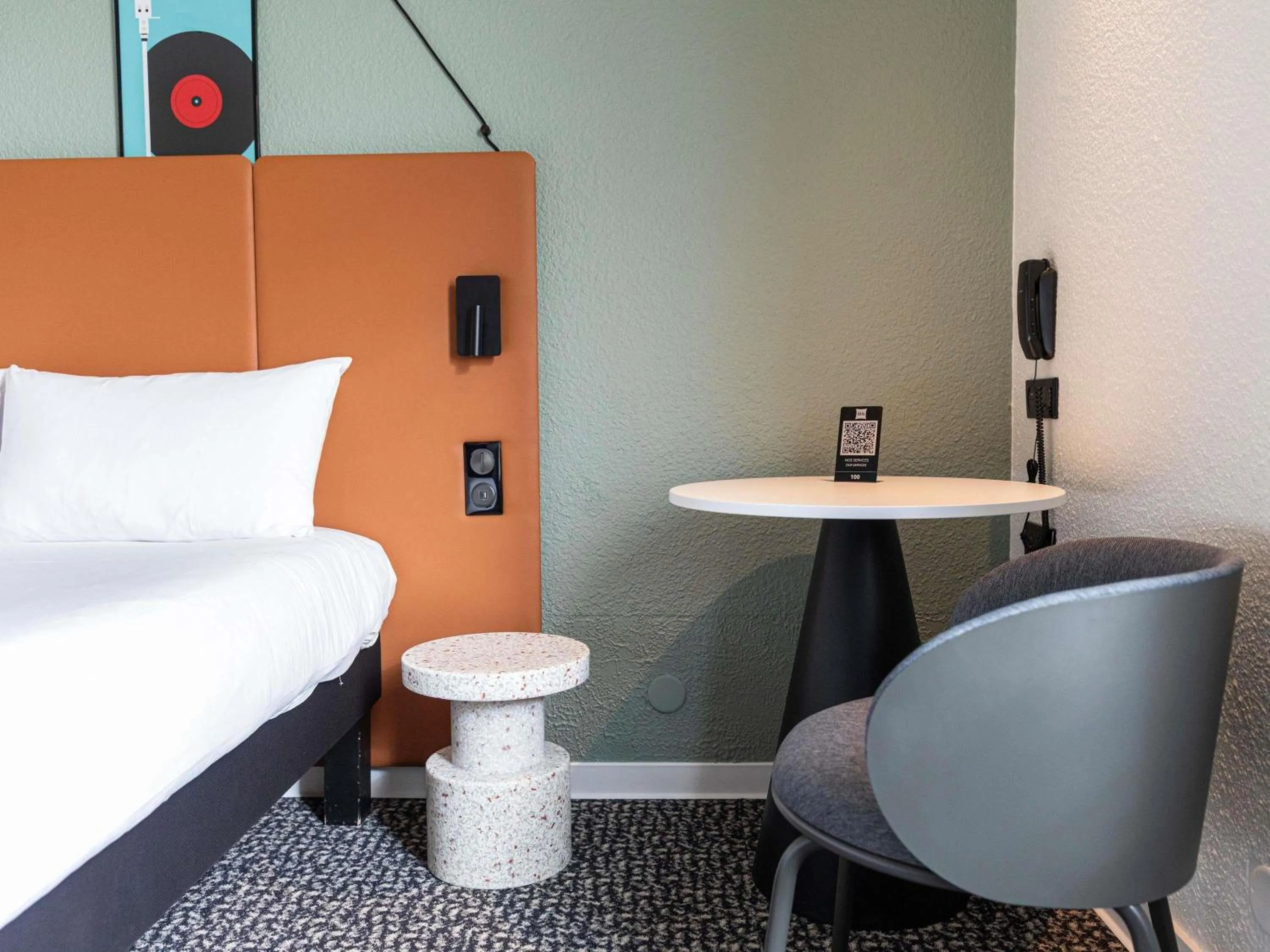 Bedroom in ibis Granville Port De Plaisance