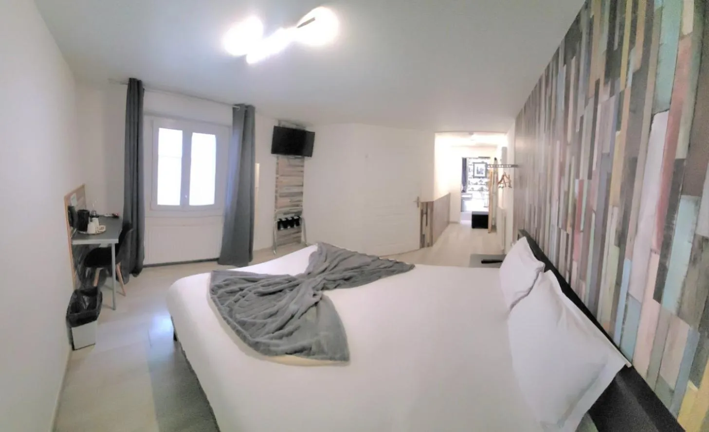 Bedroom, Bed in Hotel Au Spatial