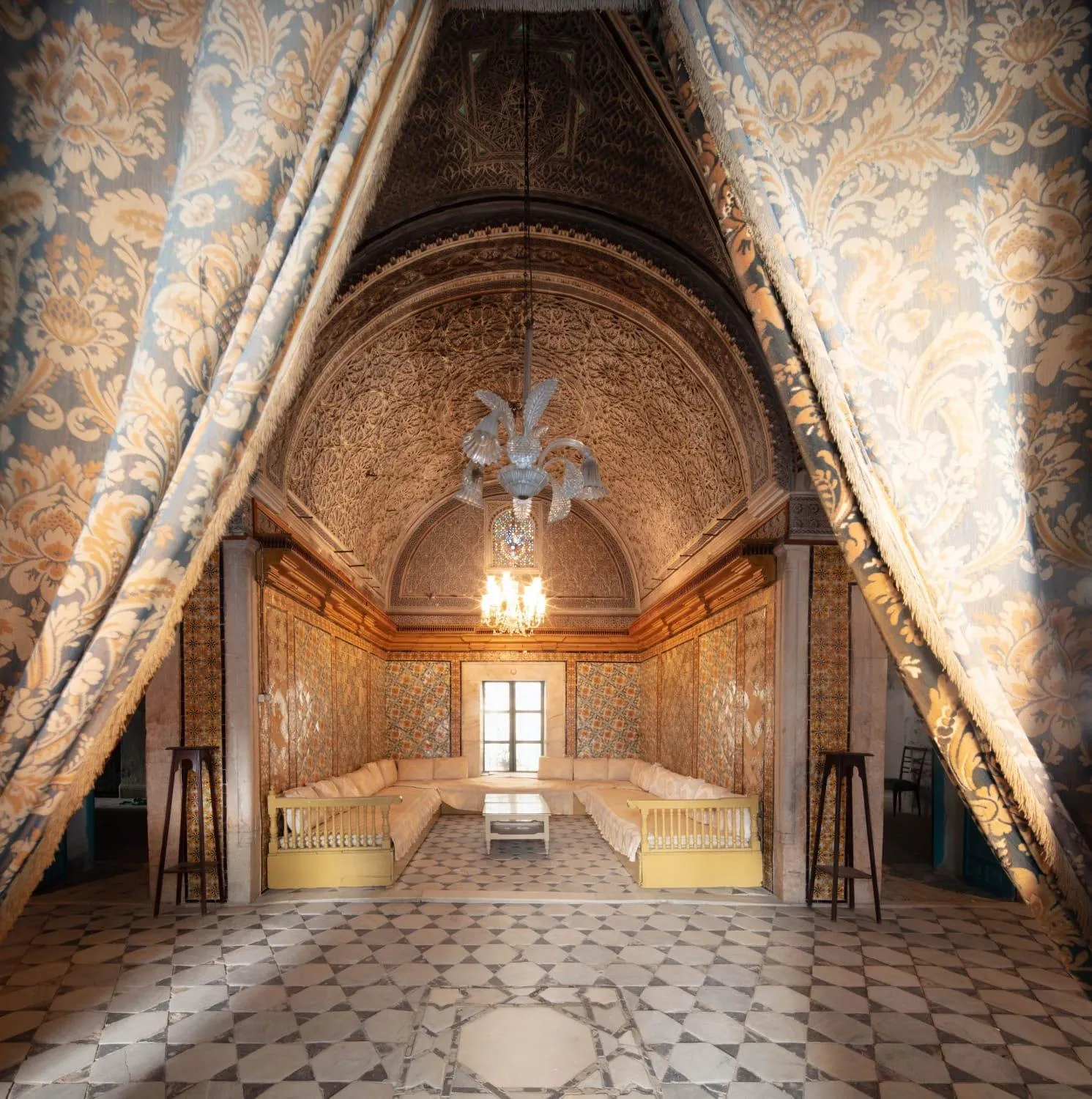 Seating area in Dar Hayder-la Medina