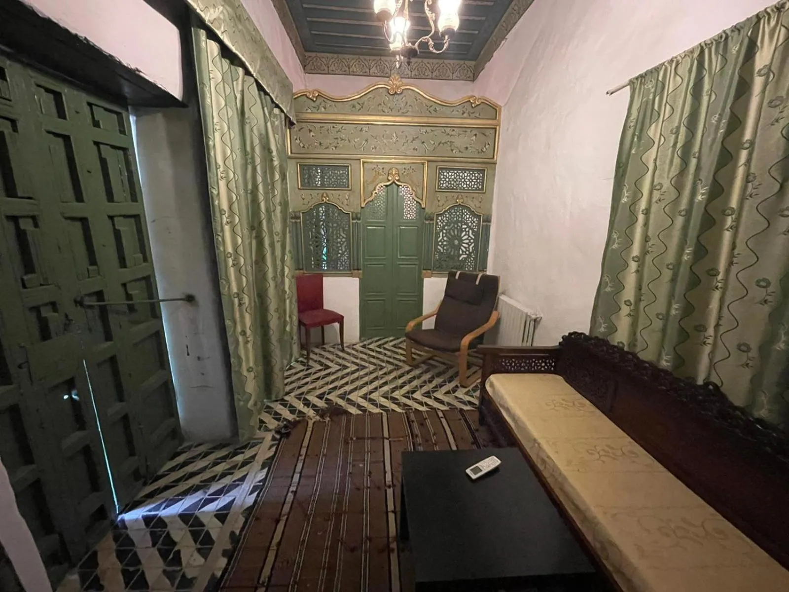 Seating area in Dar Hayder-la Medina