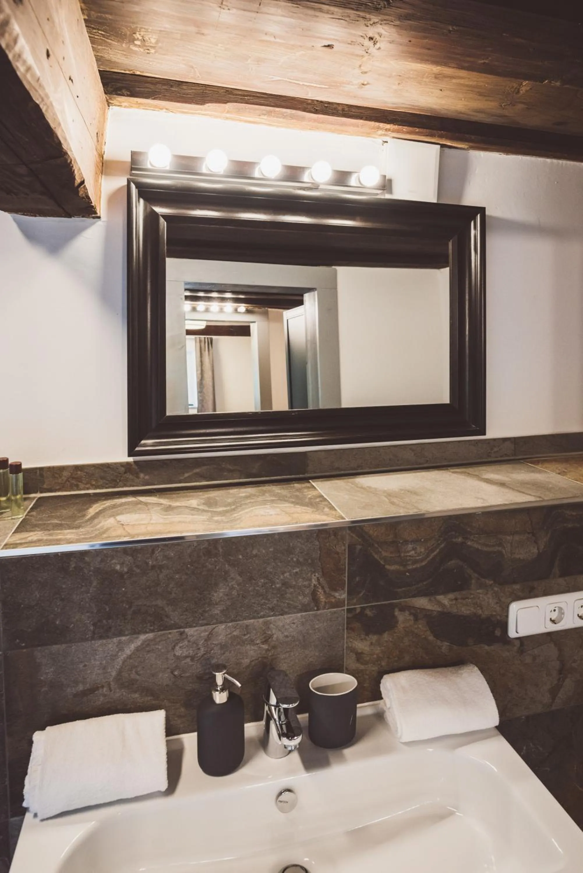 Bathroom in Chalet am Sonnenhang