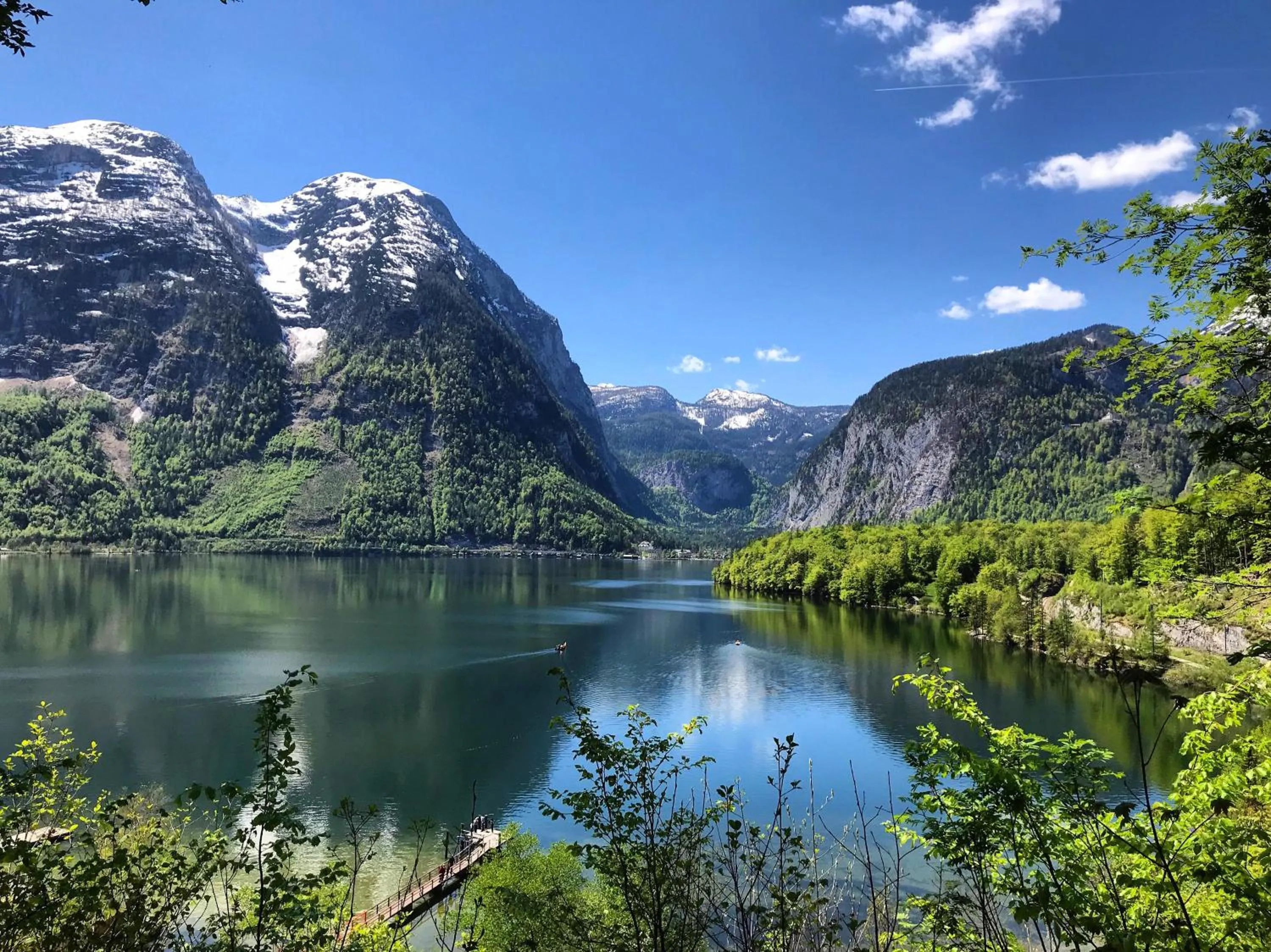 Lake view in Chalet am Sonnenhang