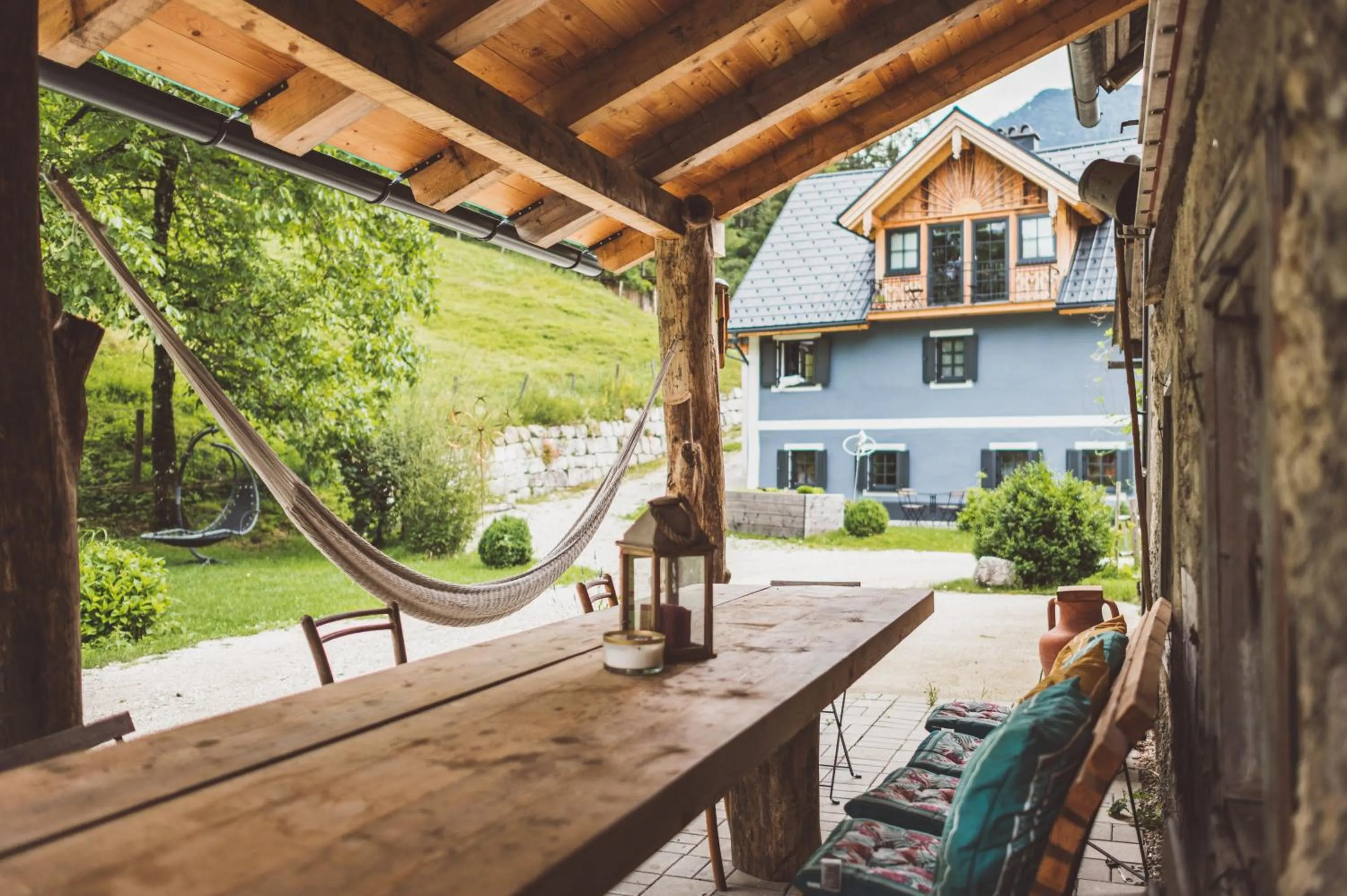 BBQ facilities in Chalet am Sonnenhang
