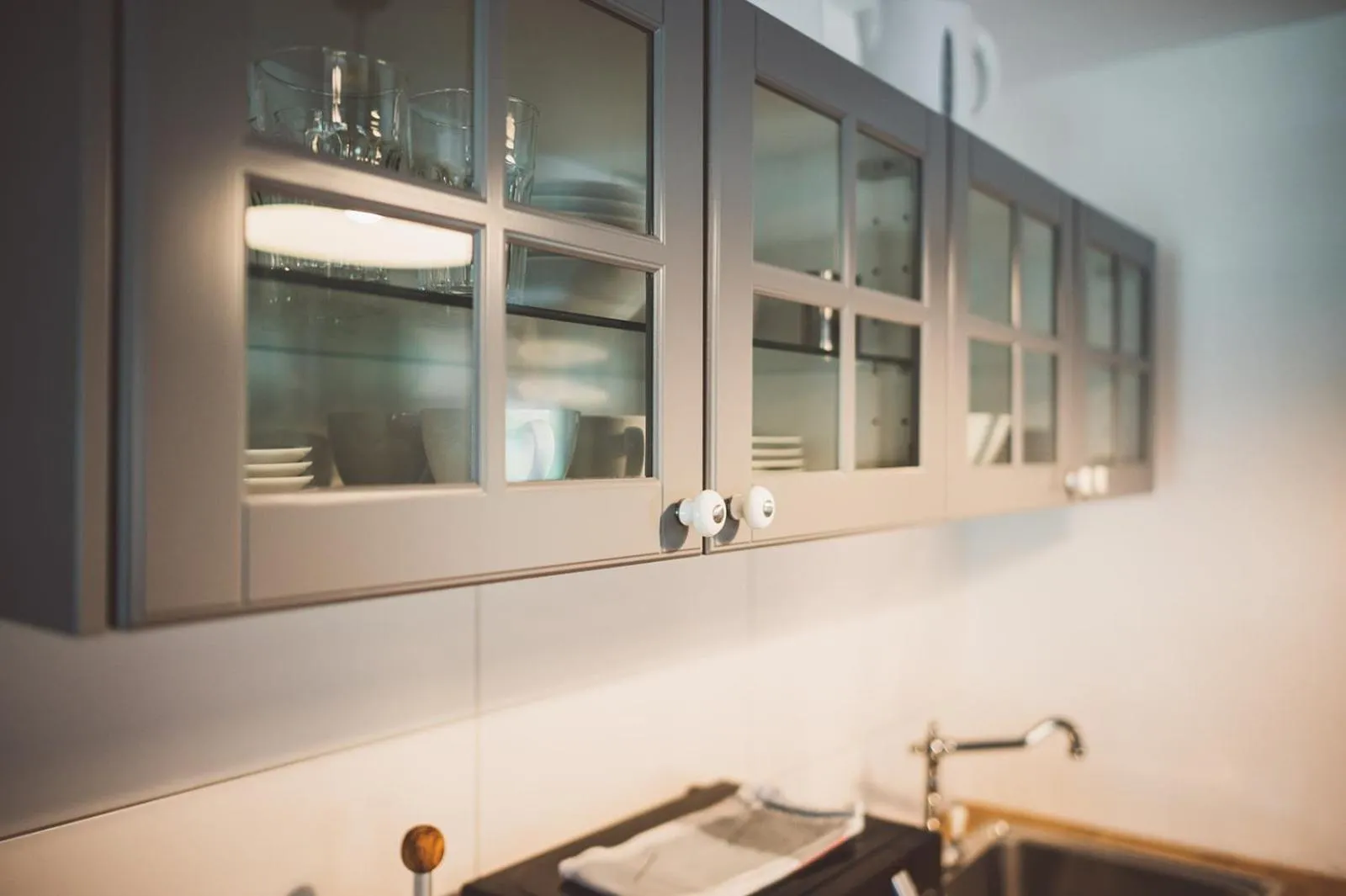 Kitchen or kitchenette in Chalet am Sonnenhang