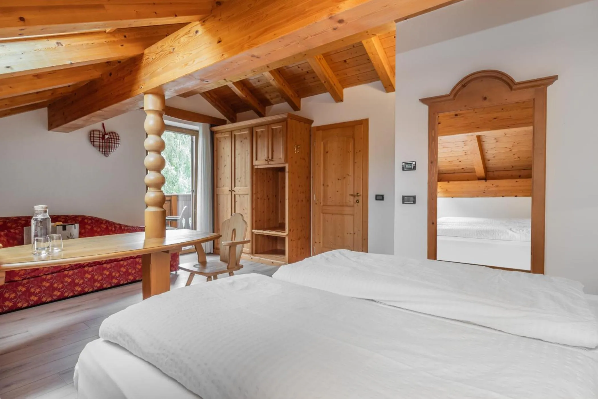 Bedroom, Bed in Hotel Tirol- Natural Idyll