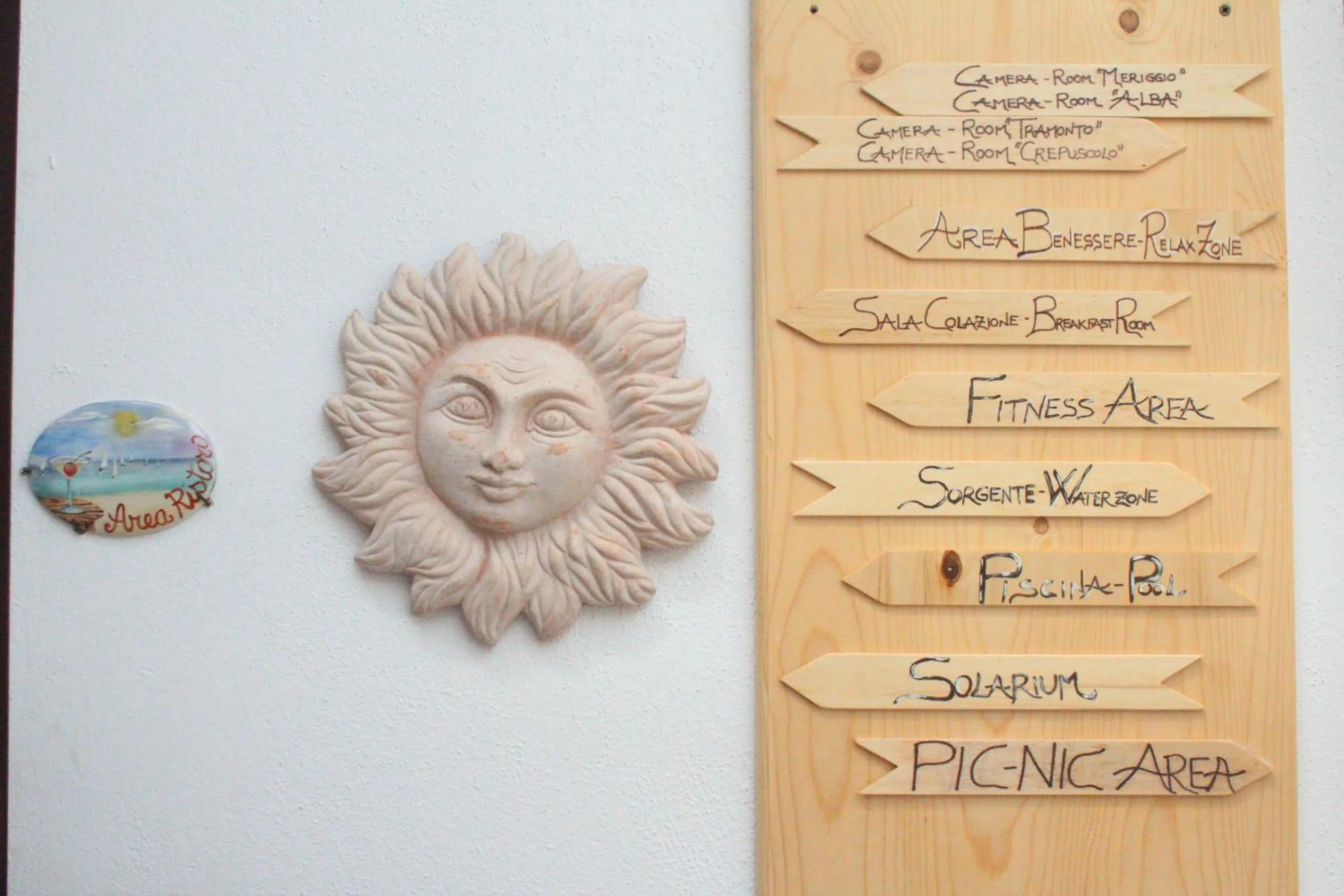 Decorative detail in B&B Verzavò