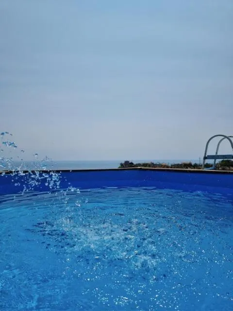 Pool view in B&B Verzavò