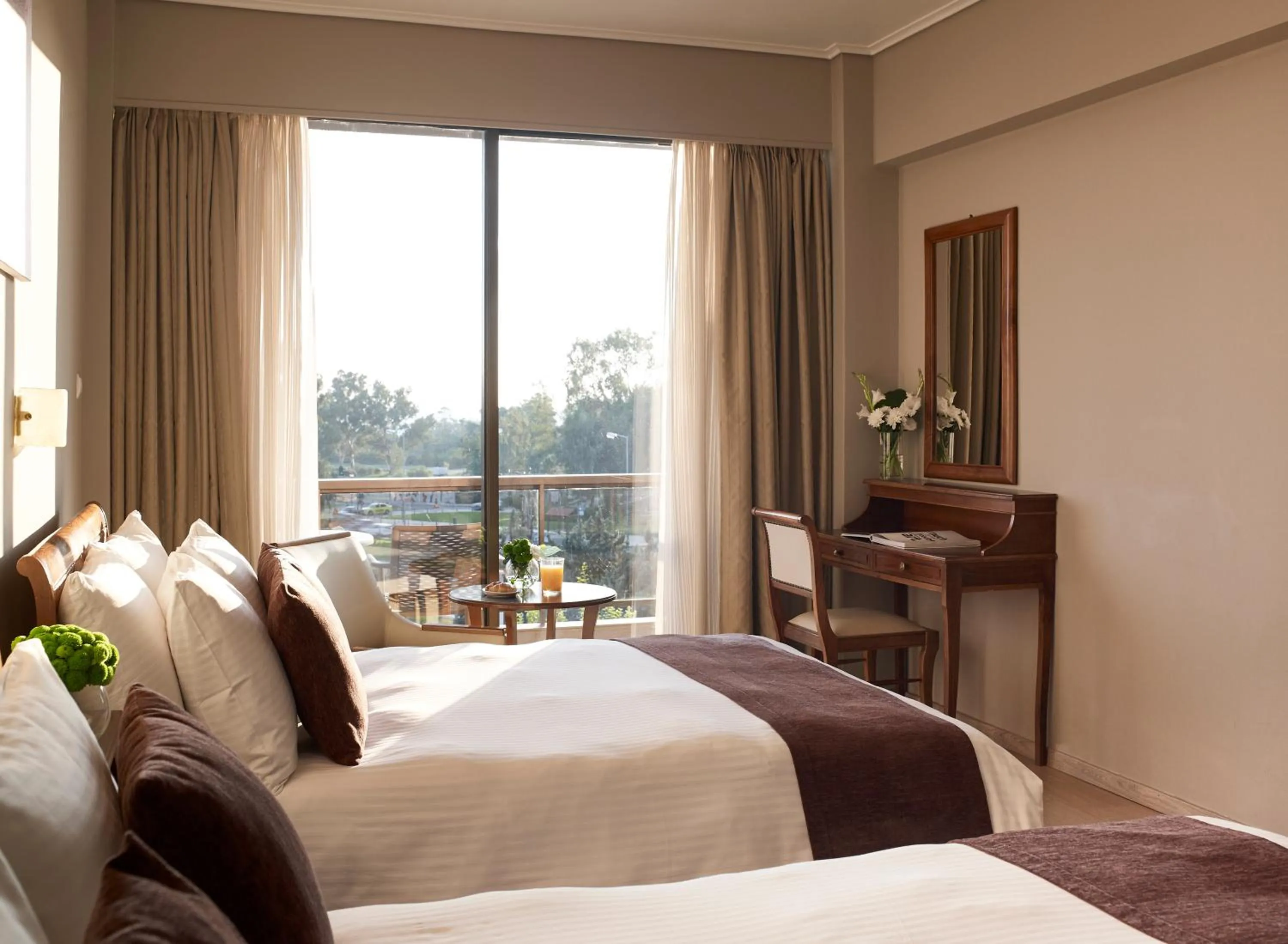 Spring, Bed in Golden Sun Hotel