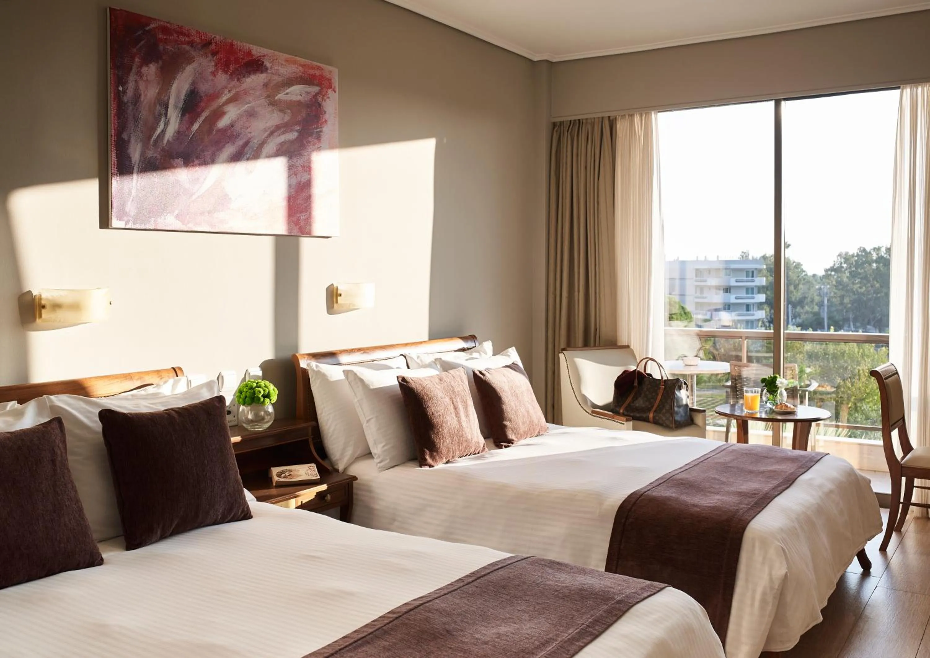 Spring, Bed in Golden Sun Hotel