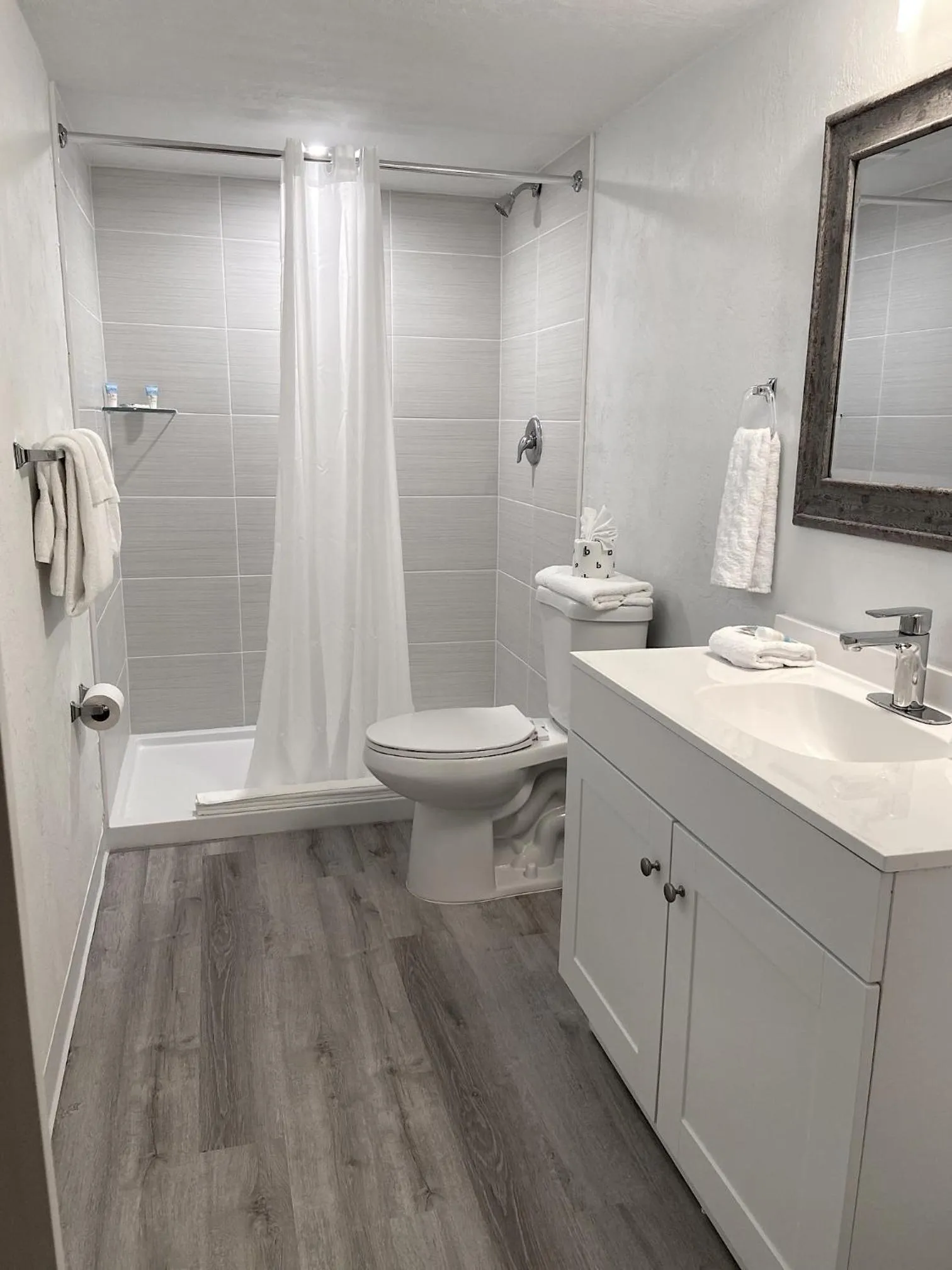 Bathroom in Organic Beach Retreat