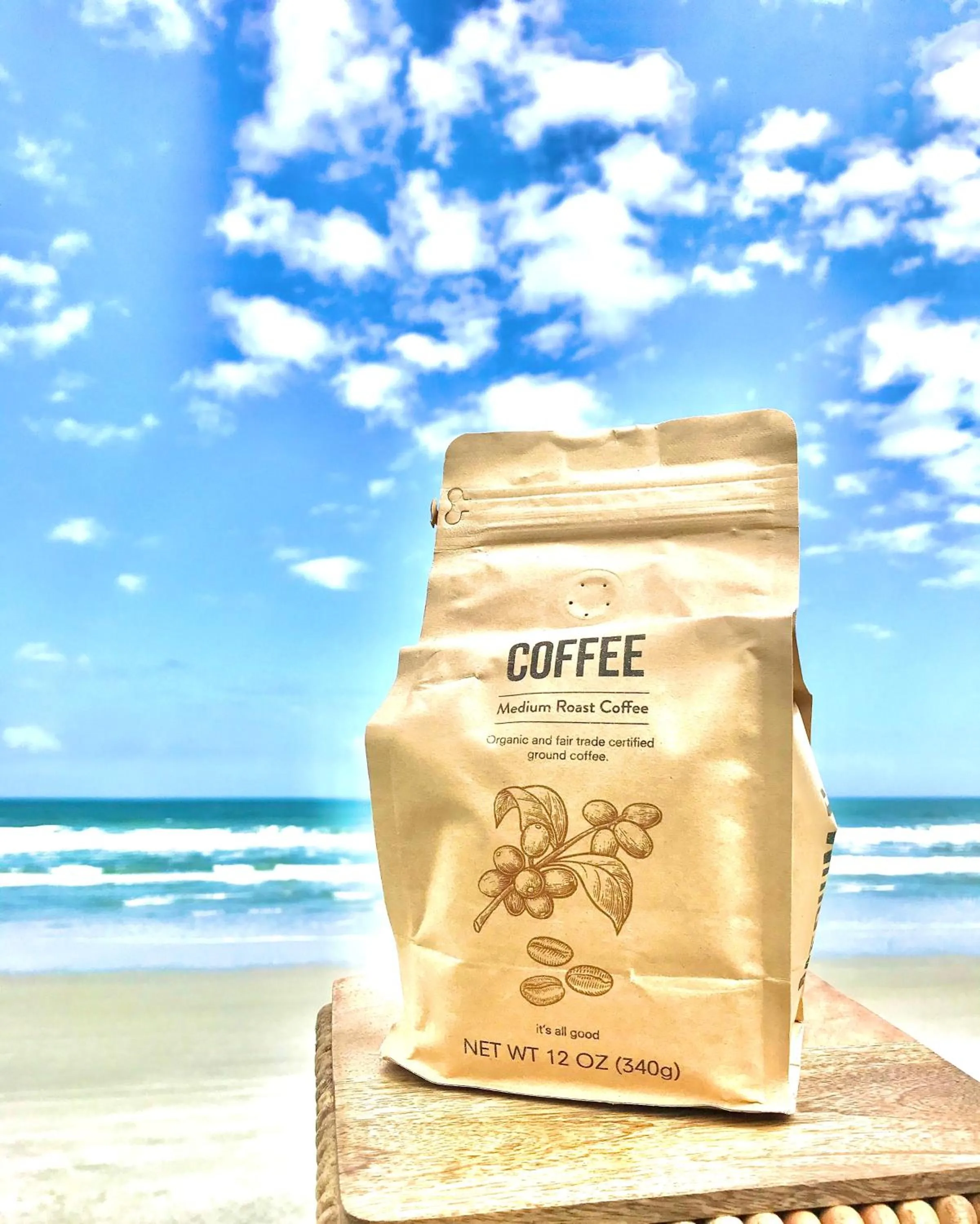 Food in Organic Beach Retreat