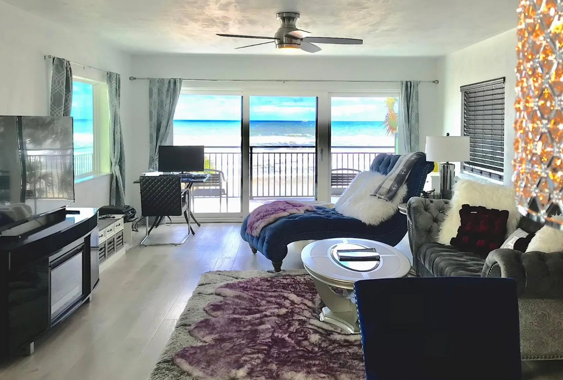 Living room in Organic Beach Retreat