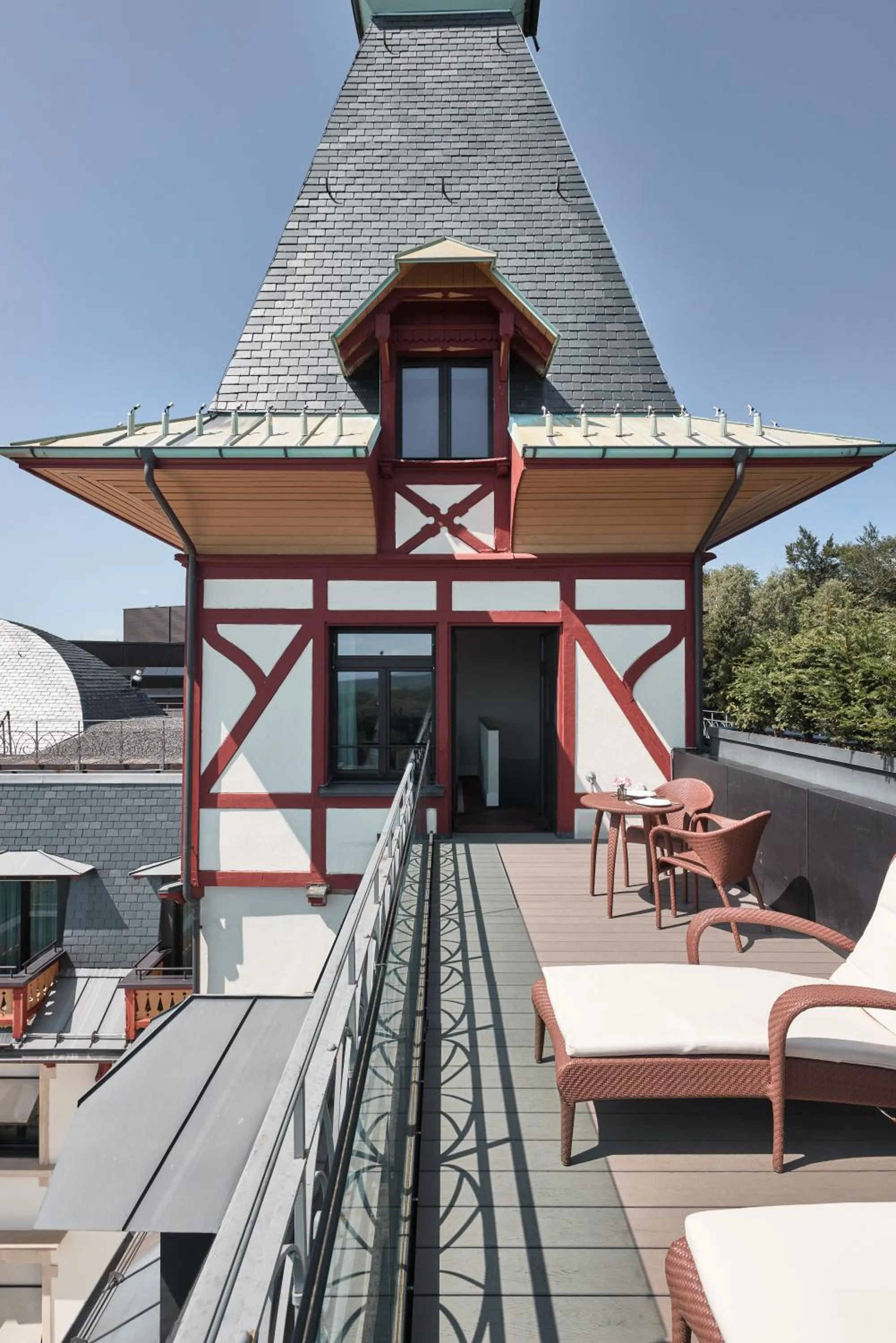 Balcony/Terrace in The Dolder Grand - City and Spa Resort Zurich