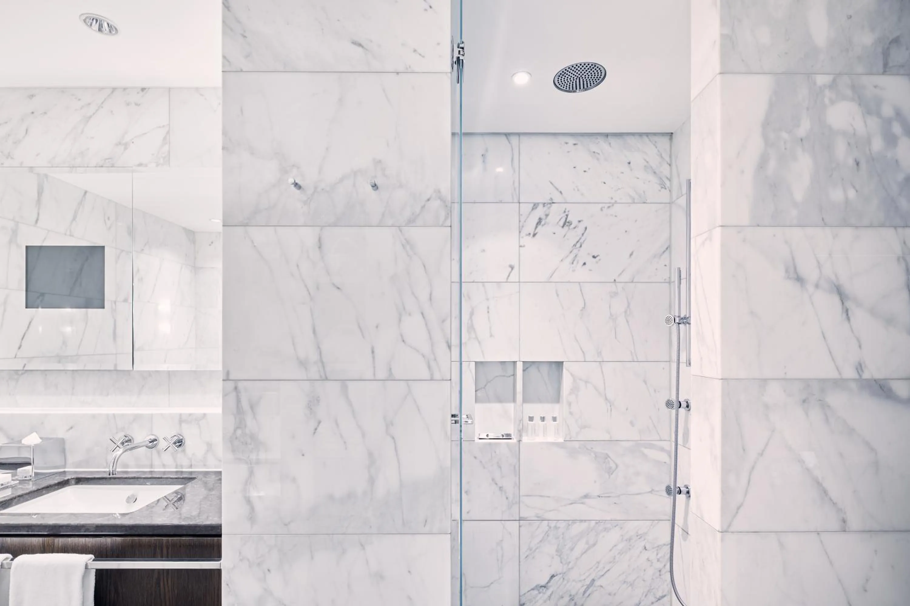 Shower in The Dolder Grand - City and Spa Resort Zurich